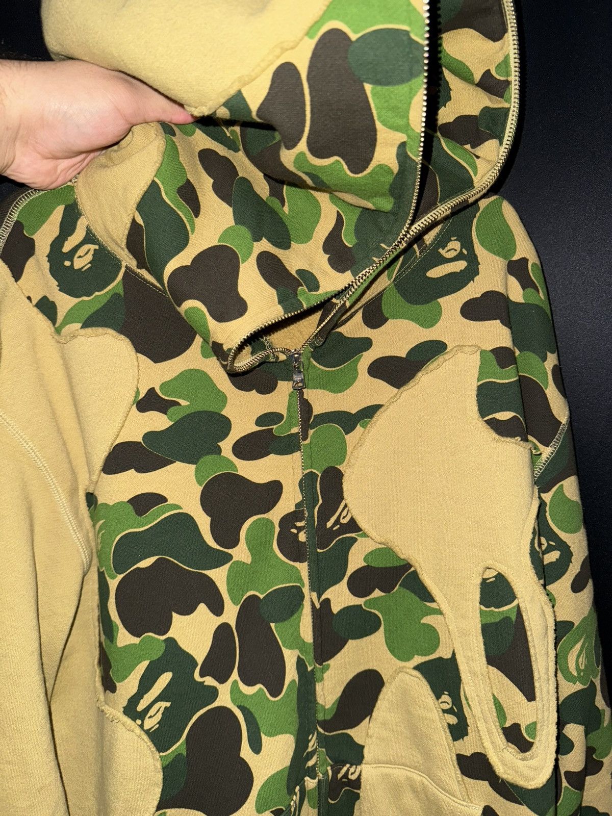 Bape BAPE ABC CAMO PATCHWORK HOODIE Size US XXL / EU 58 / 5 - 3 Thumbnail