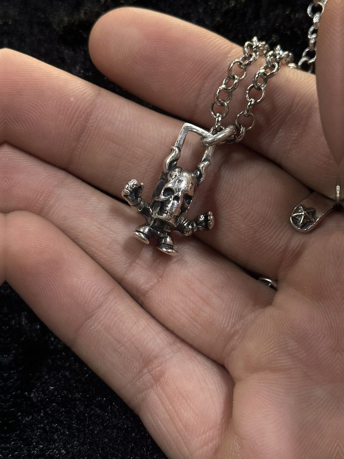 Chrome Hearts CHROME HEARTS FOTI HARRIS TEETER ZIPPER PENDENT