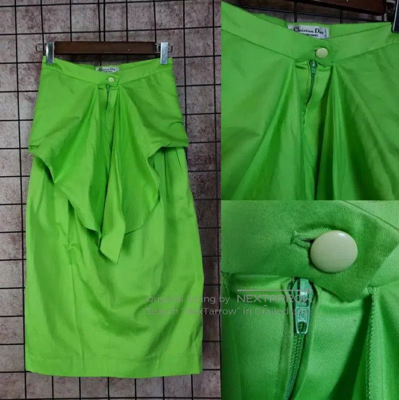 Dior Dior Green Cotton Mid. Size 23" - 4 Thumbnail