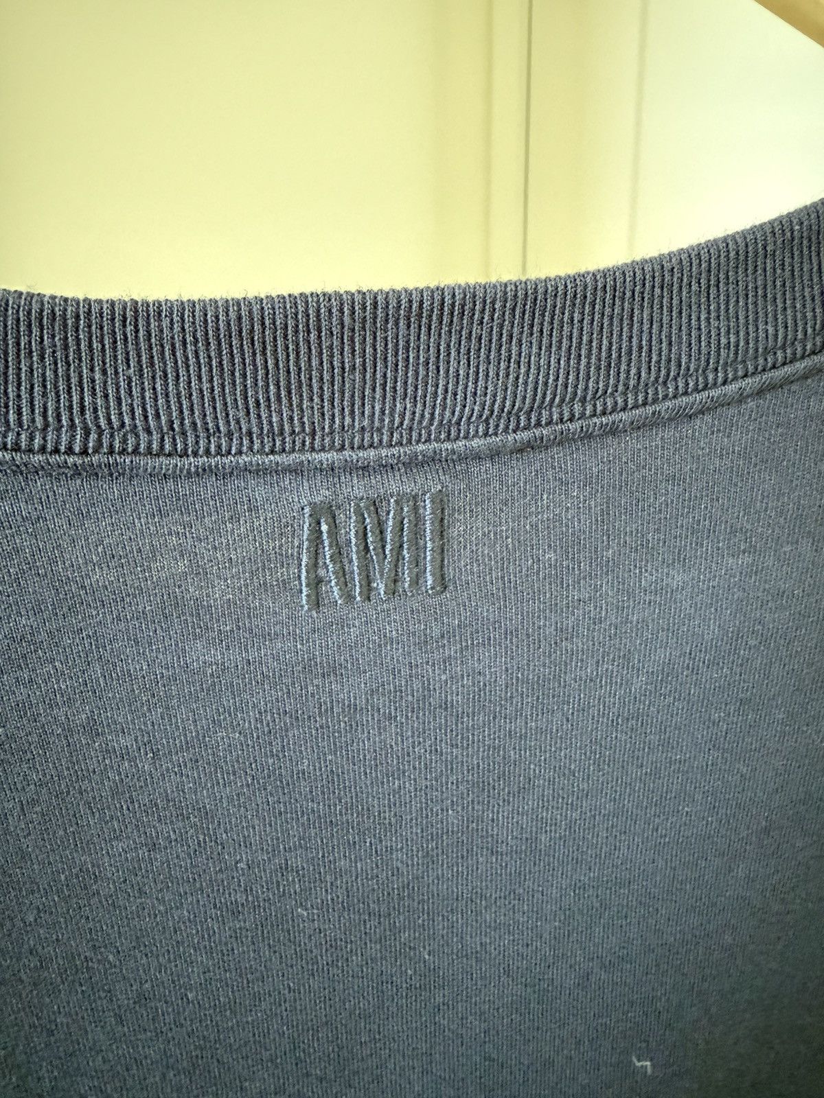 AMI AMI SSENSE Exclusive Navy Embroidered T-Shirt Size US M / EU 48-50 / 2 - 4 Thumbnail