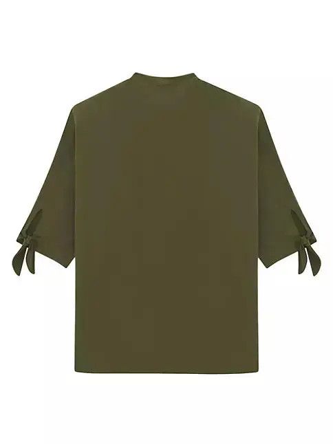 Saint Laurent Paris o1bcso1str1124 Tunic Shirt in Green Size US L / EU 52-54 / 3 - 2 Thumbnail