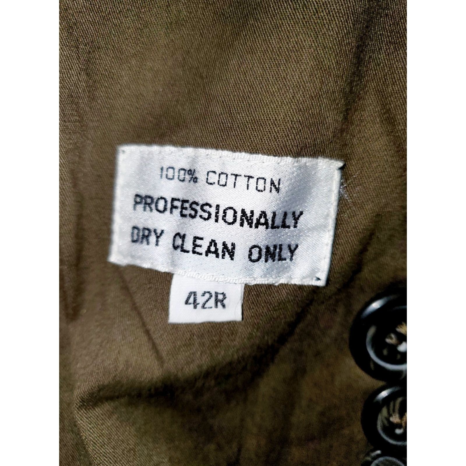 Vintage VINTAGE Adolfo Trench Coat Mens Brown 70s 42R Duster Overcoat 100% Cotton Zip Liner Vintage Look Trench Coat/Mac Mens Brown 70s Size US XS / EU 42 / 0 - 5 Thumbnail