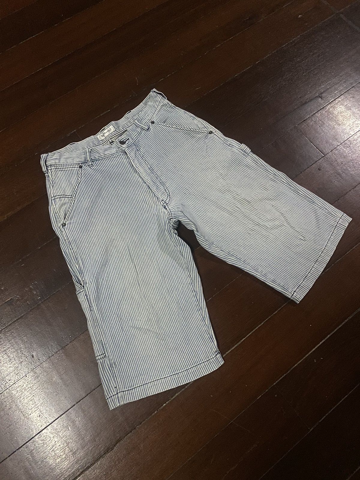 Japanese Brand FIRE 🔥 B.C FACTORY HICKORY PANT DISTRESSED Size US 33 - 2 Thumbnail