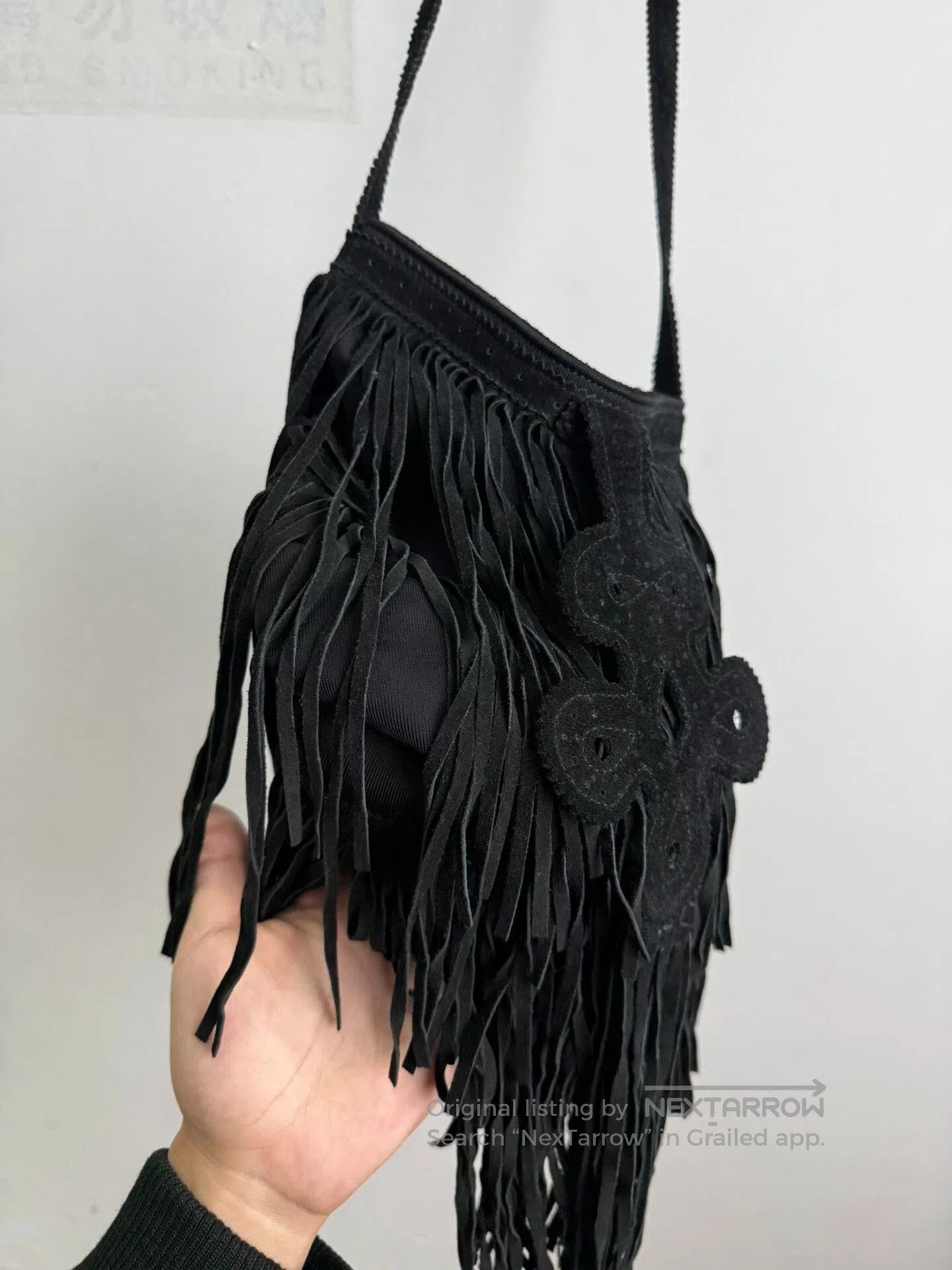 Jean Paul Gaultier Jean Paul Gaultier Suede Fringe Bag. Size ONE SIZE - 3 Thumbnail