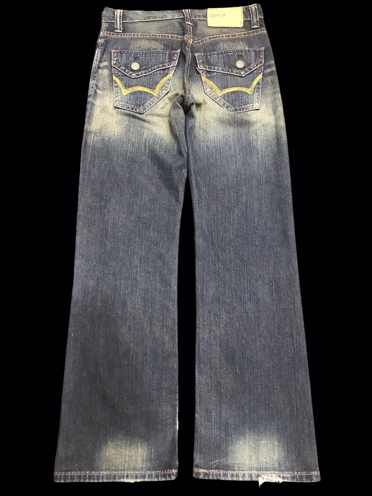 Edwin 💥WIDE FLARE💥EDWIN STONEWASH SICK FADES MUD WASH DENIM F330 Size US 32 / EU 48 - 2 Thumbnail
