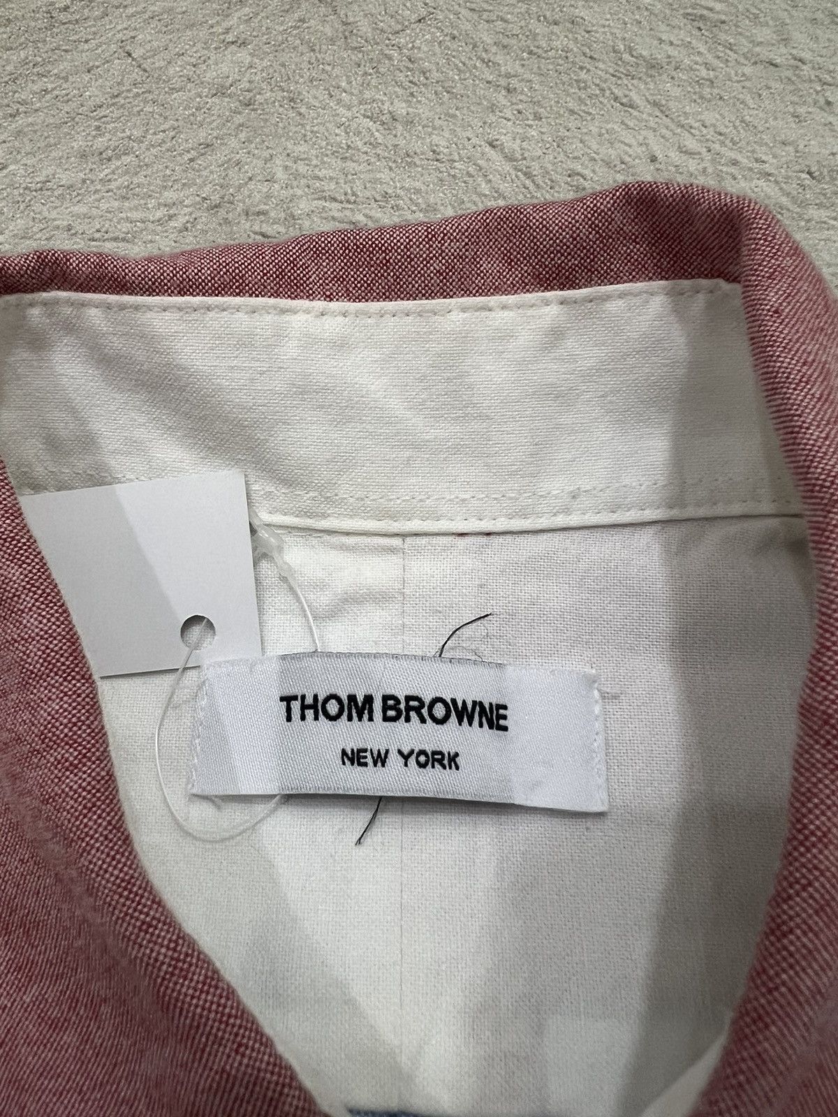 Thom Browne 2000s Thom Browne Hybrid Oxford Shirt Size US M / EU 48-50 / 2 - 7 Thumbnail