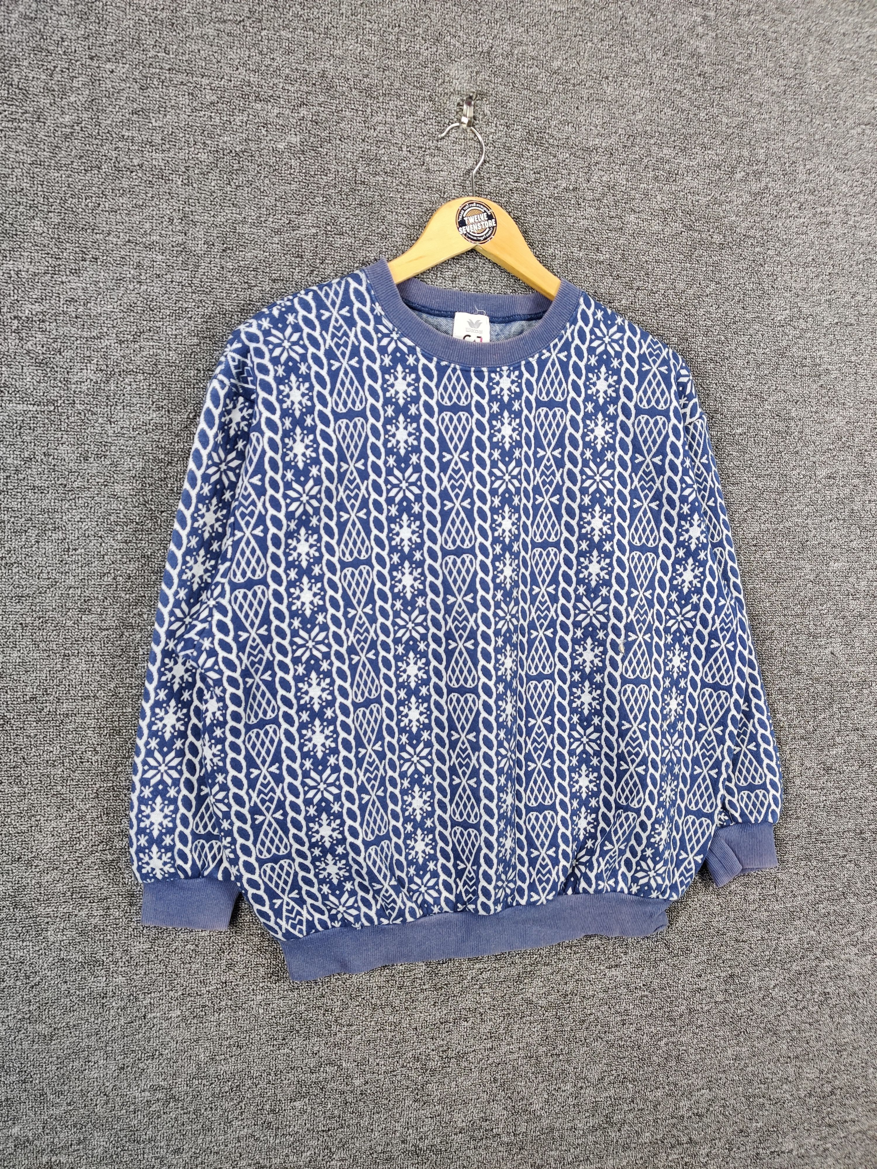 Japanese Brand Vintage Wacoal Sweatshirt Nice Design Size US L / EU 52-54 / 3 - 5 Thumbnail
