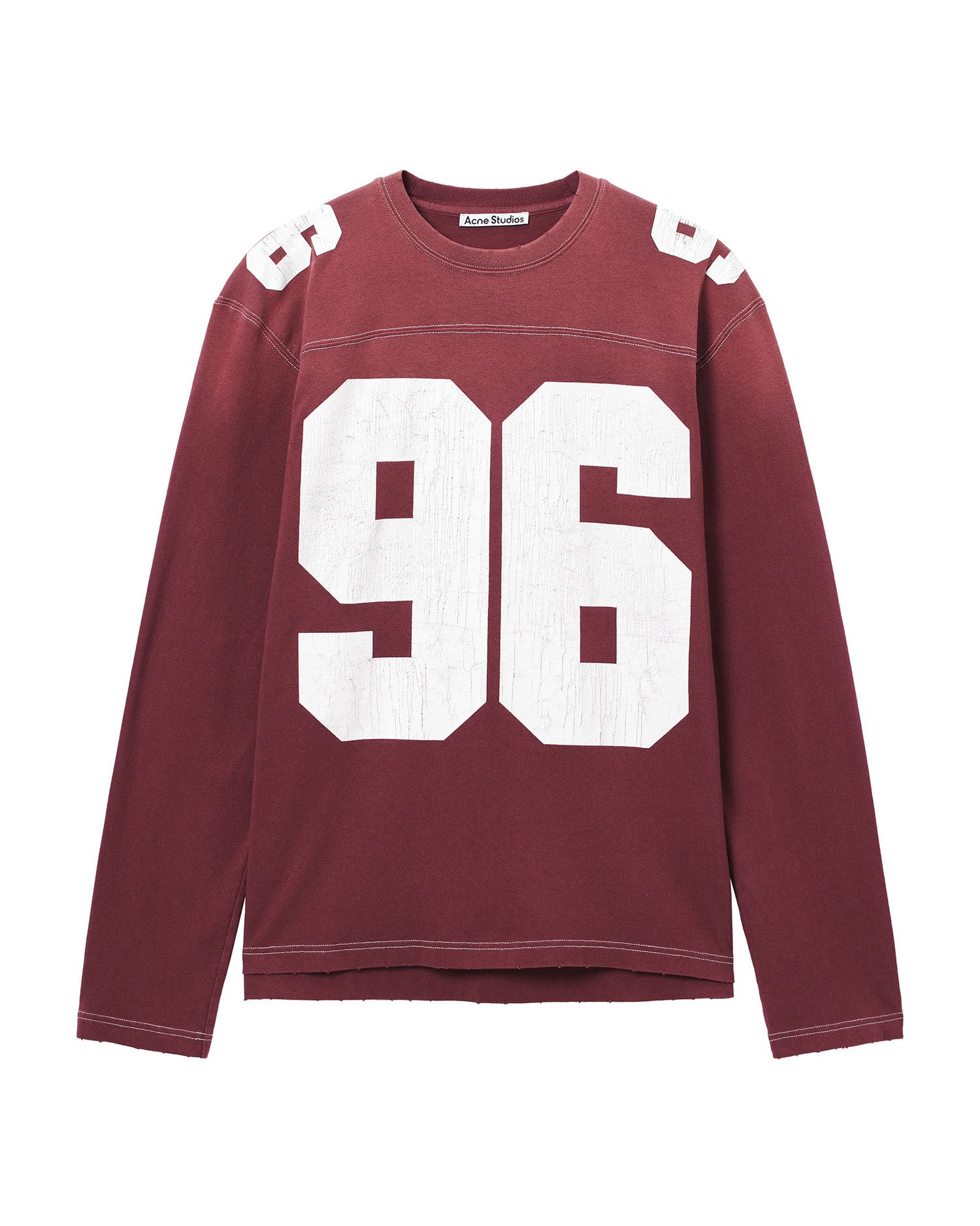 Acne Studios Acne Studios Number Print Long Sleeve Sweatshirt Size XXS / US 00 / IT 34 - 1 Thumbnail