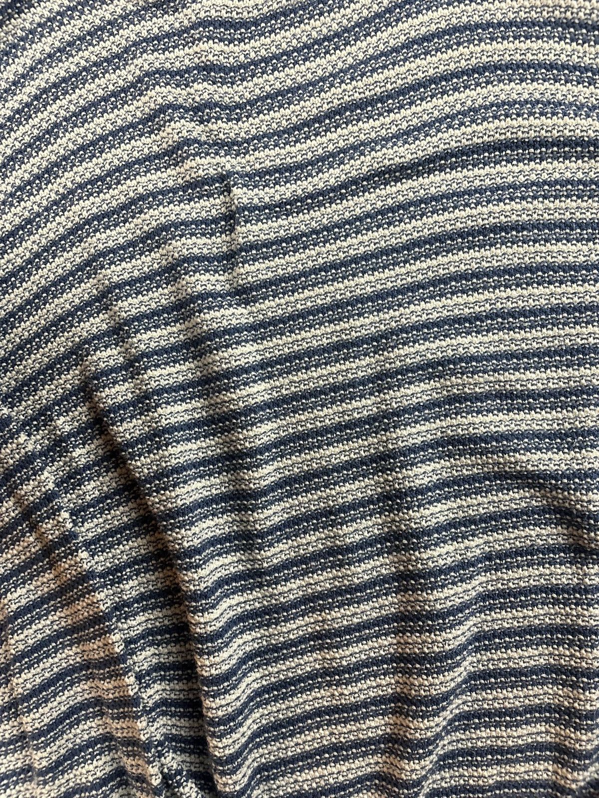American Apparel Vintage Blue and white striped sweater Size US XL / EU 56 / 4 - 4 Thumbnail