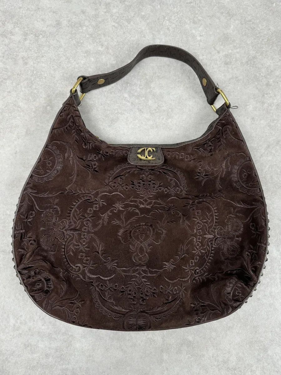 Roberto Cavalli AW2007 Cavalli Brown Embroided Chain Handle Bag Size ONE SIZE - 1 Thumbnail