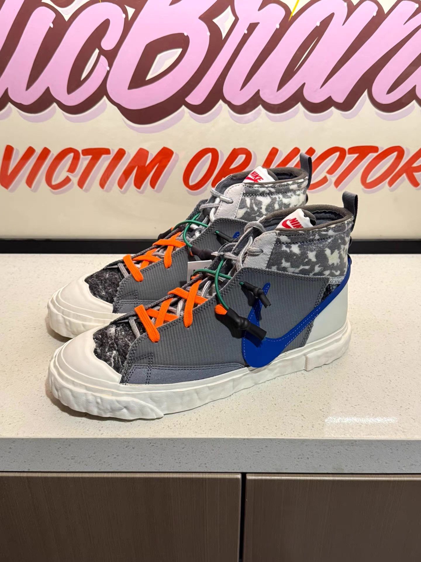 Nike READYMADE x Nike Blazer deconstructed sneakers Ｑ20 Size US 8 / EU 41 - 1 Thumbnail
