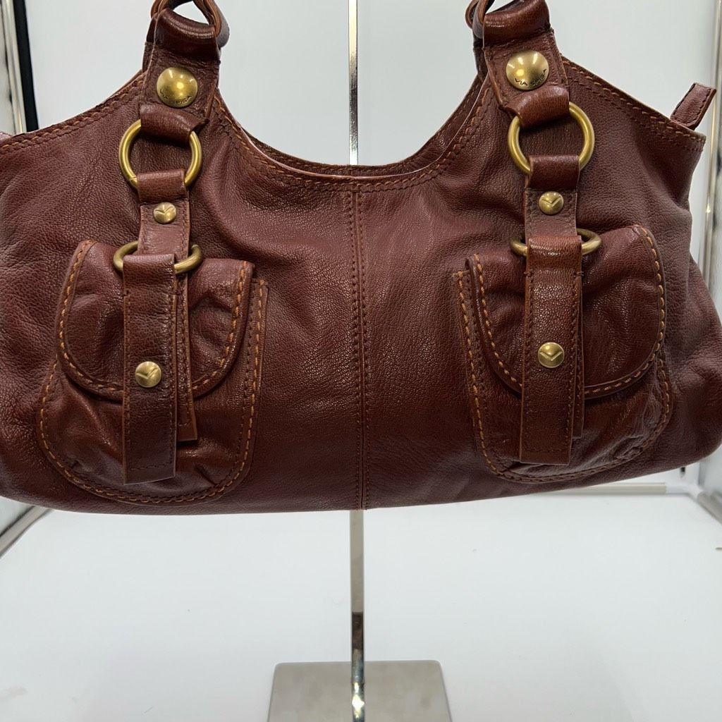 Other Via Spiga All Leather Snap Pocket Front Hobo Bag Size ONE SIZE - 2 Thumbnail