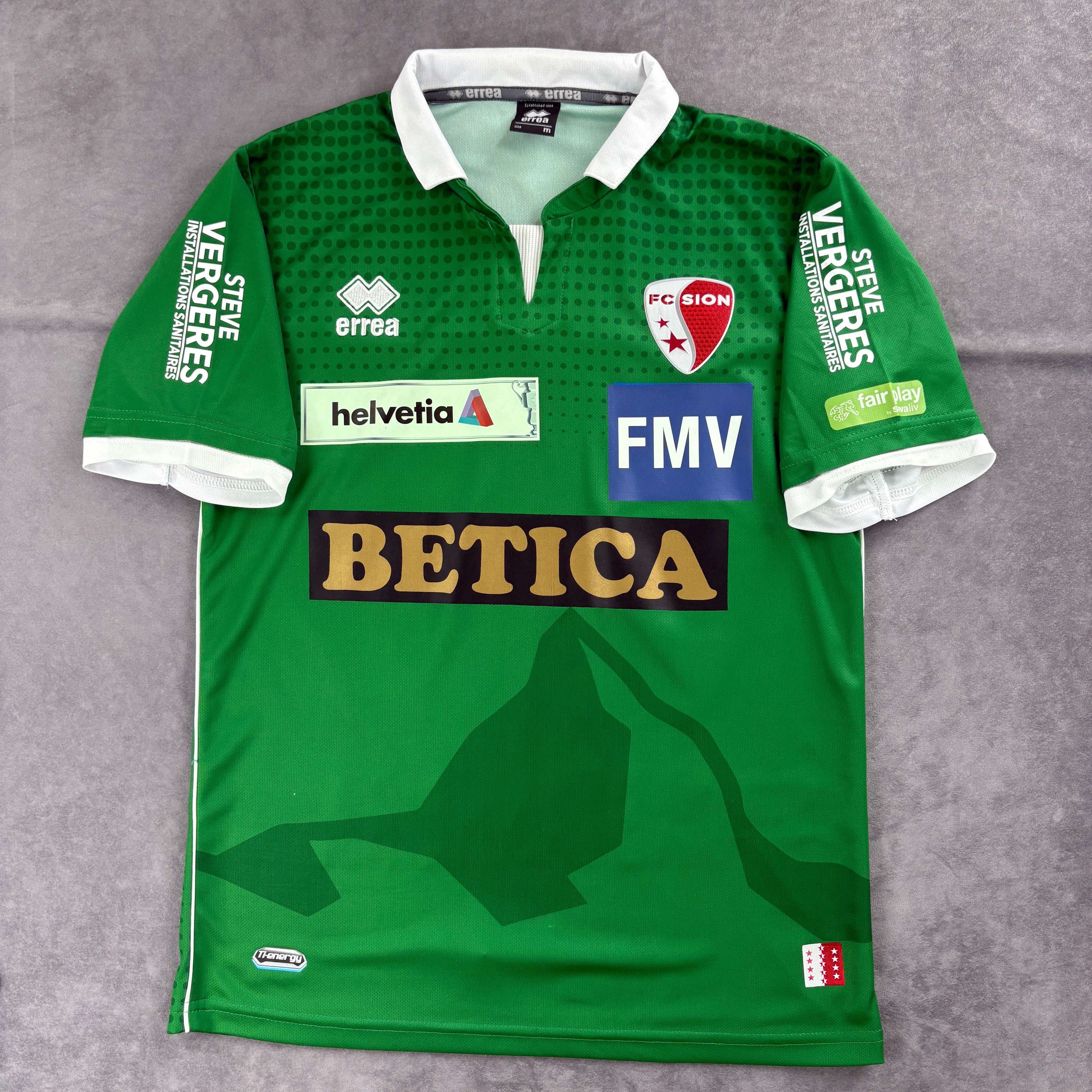 Errea Sion 2016-17 Errea GK Joao Castanheira football jersey sz M Size US M / EU 48-50 / 2 - 2 Thumbnail