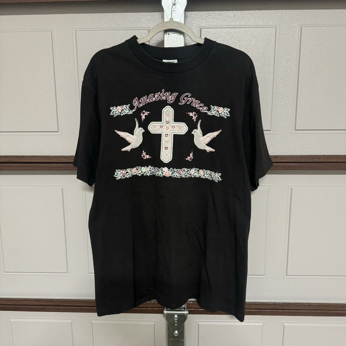 Vintage Vintage Amazing Grave Jesus God Religion Tee L Size US L / EU 52-54 / 3 - 1 Thumbnail