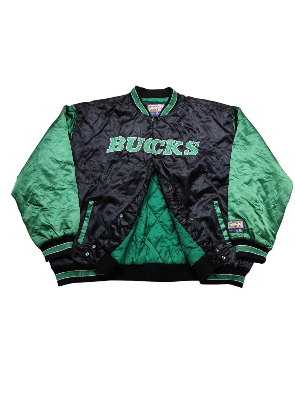 NBA 90s NBA milwaukee bucks bomber jacket oversized Size US XXL / EU 58 / 5 - 1 Thumbnail