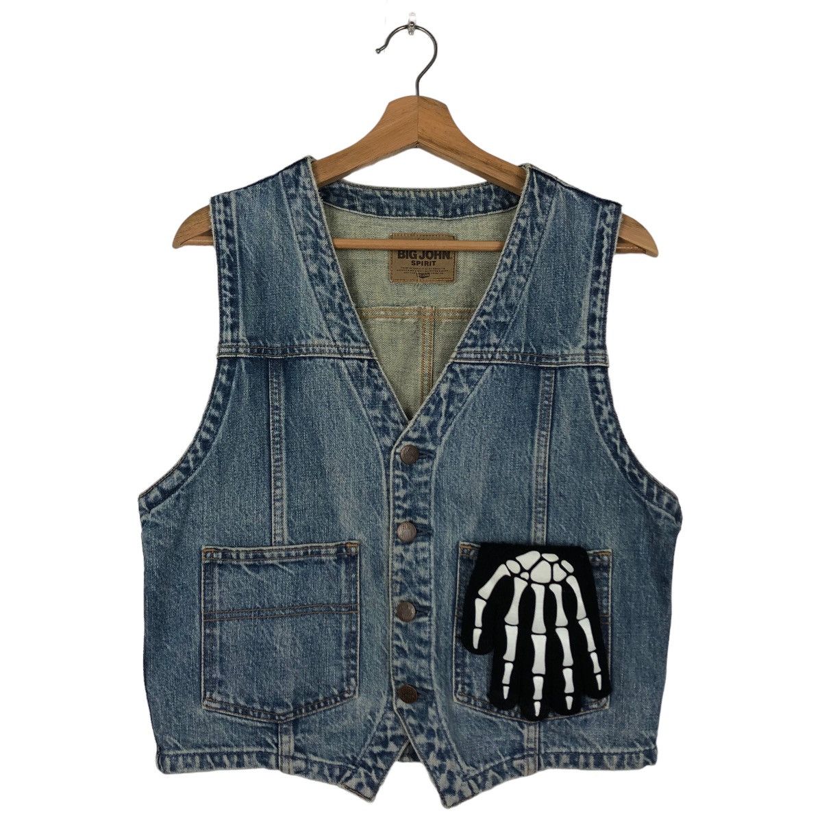 Japanese Brand 🔥90’s Big John USA Tank Top Denim Jeans Worker Size US M / EU 48-50 / 2 - 2 Thumbnail