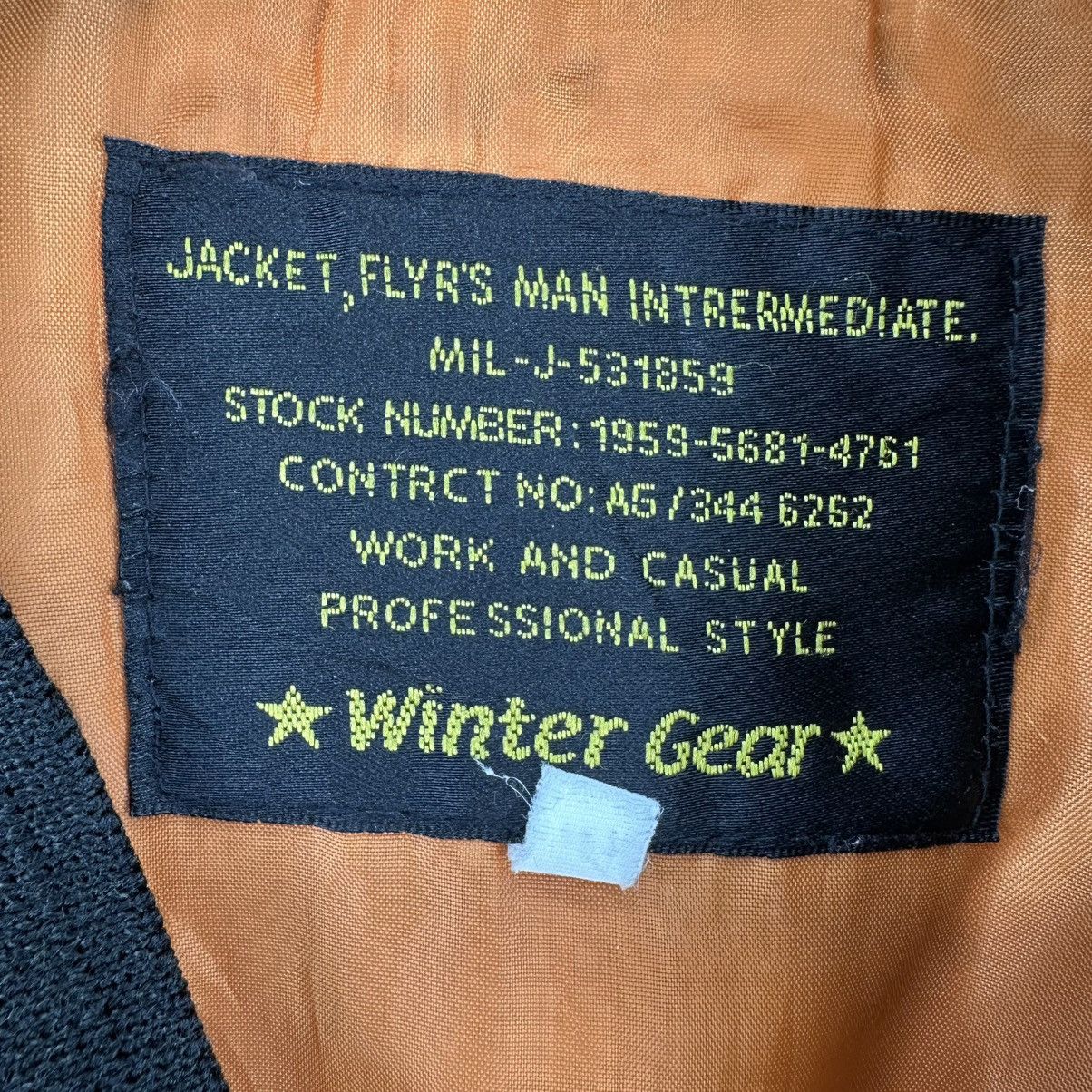 Japanese Brand Vibtage 90's Bomber Jacket Reversible Thrashed Distressed Size US M / EU 48-50 / 2 - 18 Thumbnail