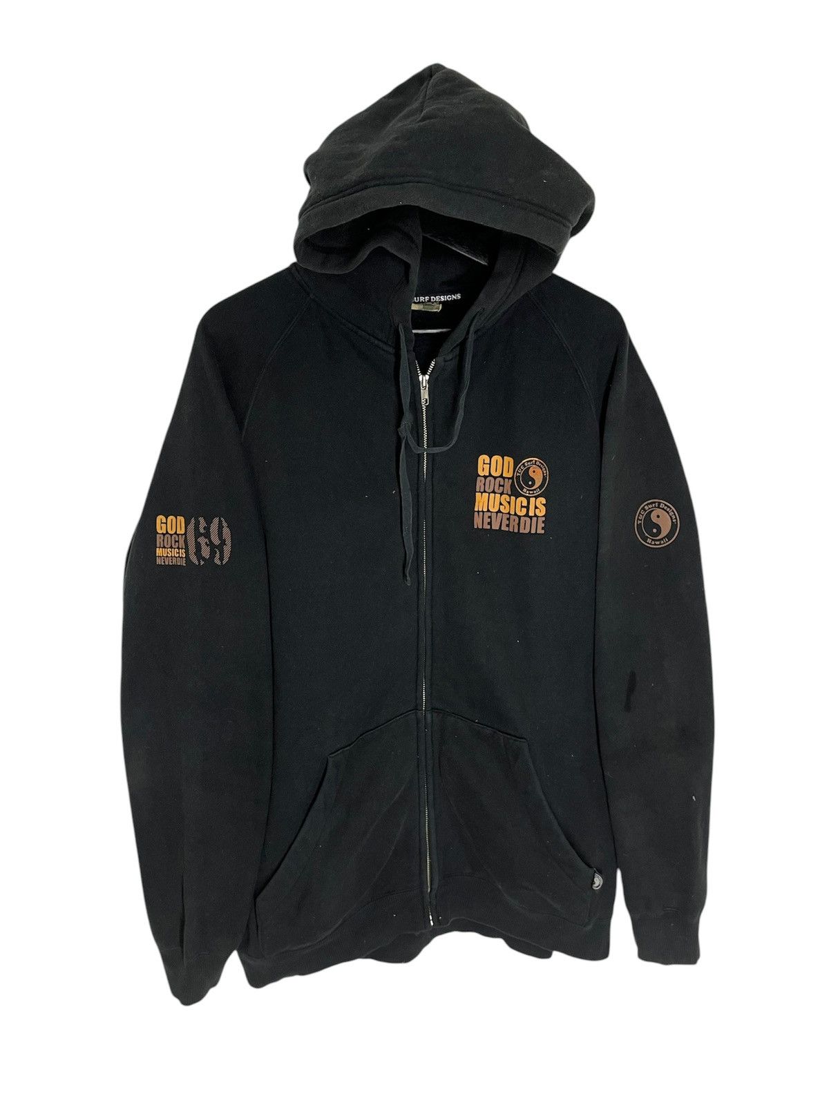 Ron Jon Surf Shop VINTAGE T&C SURF DESIGNS HAWAII YIN YANG HOODIE Size US L / EU 52-54 / 3 - 2 Thumbnail