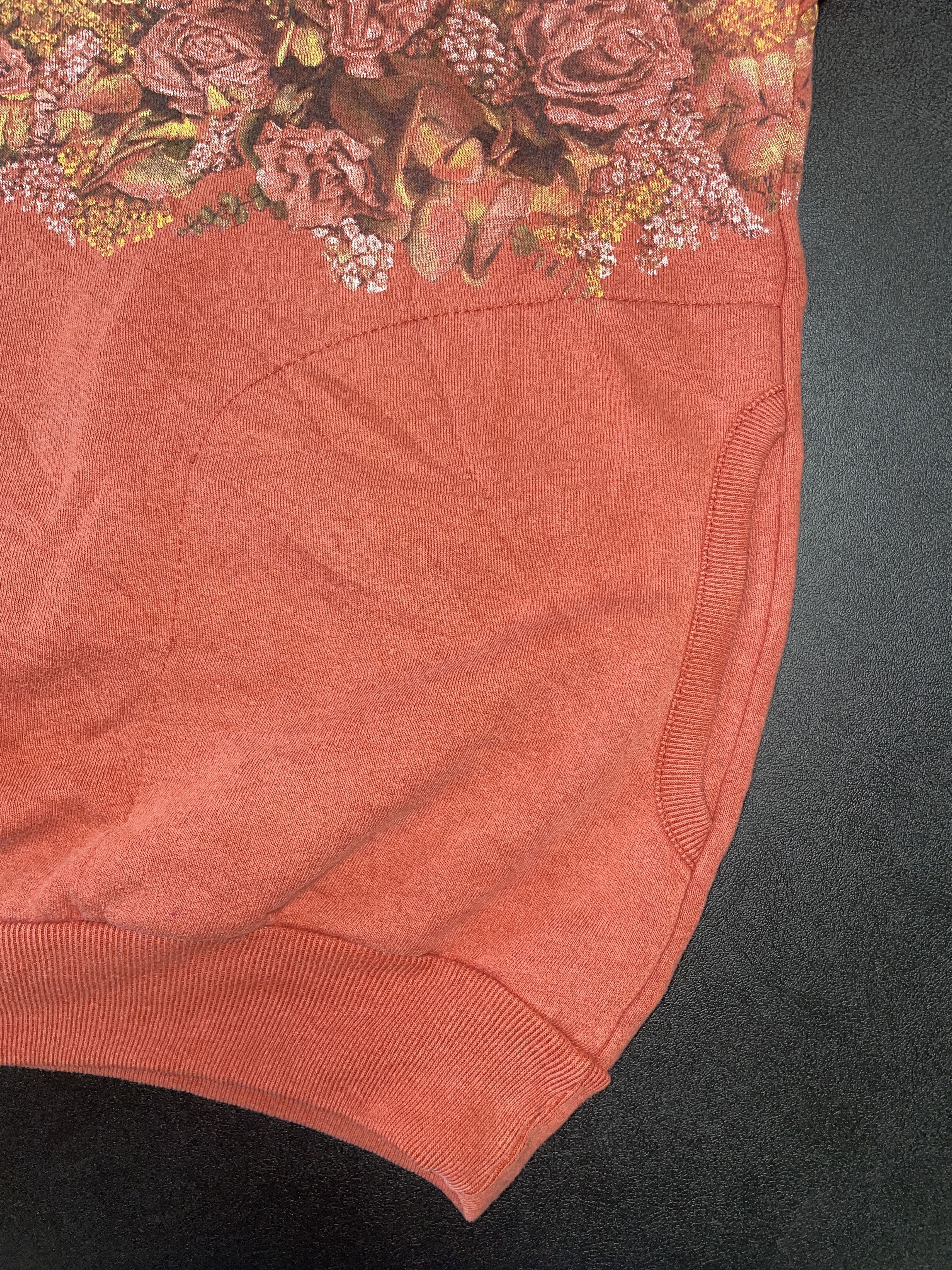 Other AllOver Orange Flower Bouquet Longsleeve Jacket with pockets Size L / US 10 / IT 46 - 4 Thumbnail