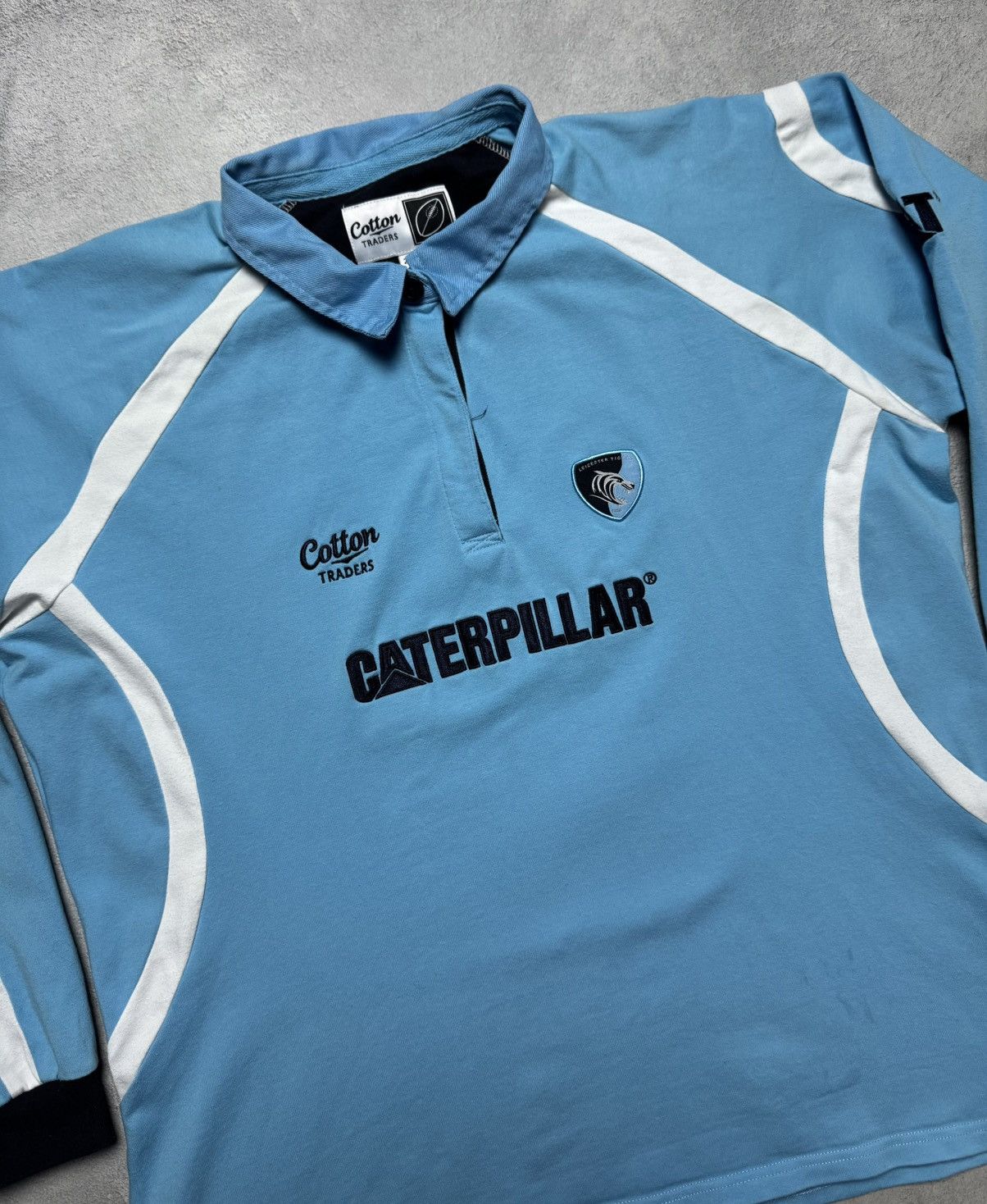 Cotton Traders Leicester Tigers Rugby Shirt Long Sleeve Cotton Traders Size US L / EU 52-54 / 3 - 4 Thumbnail
