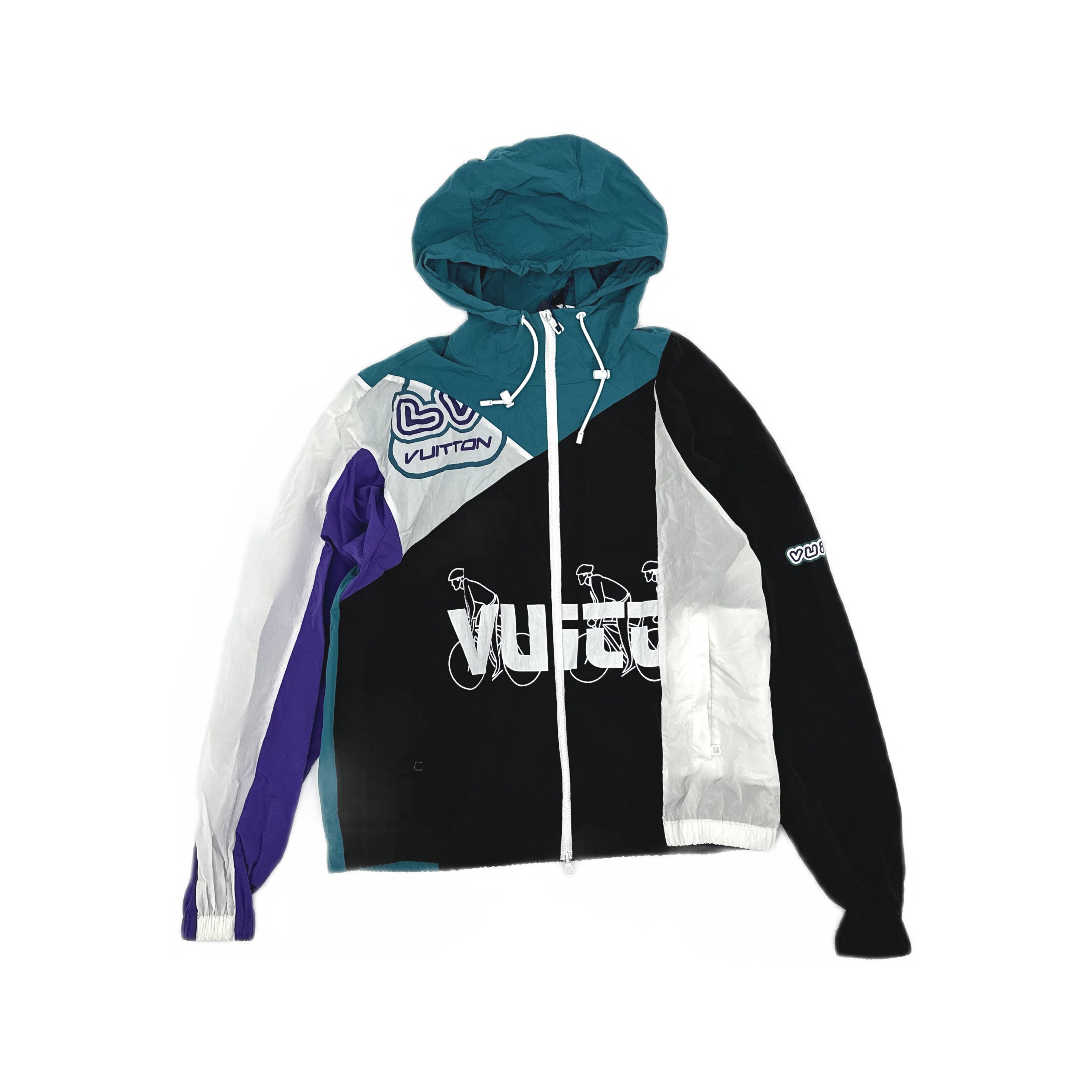 Louis Vuitton Louis Vuitton Colorblock Hooded Windbreaker 52 Size US L / EU 52-54 / 3 - 1 Thumbnail