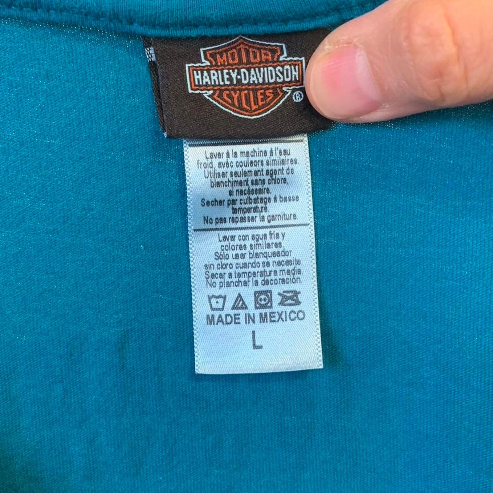 Harley Davidson Vintage Harley Davidson Long sleeve Top Size L / US 10 / IT 46 - 5 Thumbnail
