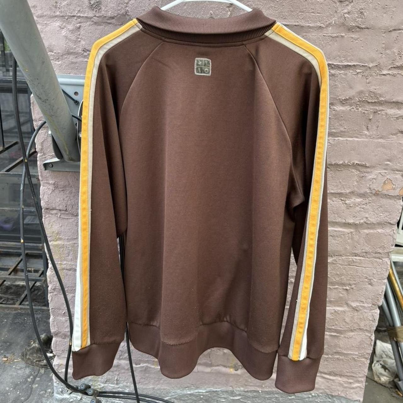 Vintage Y2K No Boundaries Brown Striped Raglan Zip Up Track Jacket Size US L / EU 52-54 / 3 - 2 Thumbnail