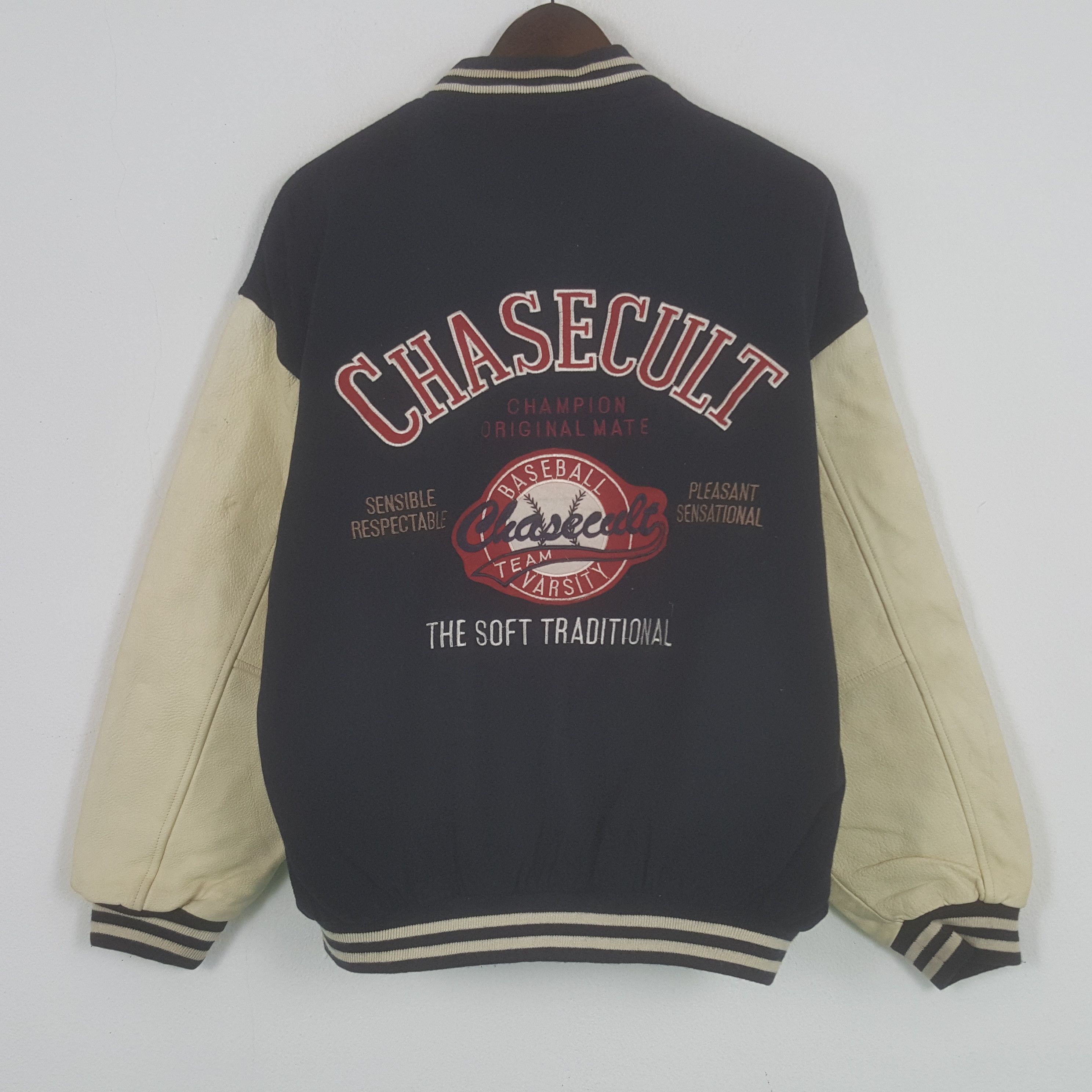 Vintage Chasecult Varsity Bomber Jacket