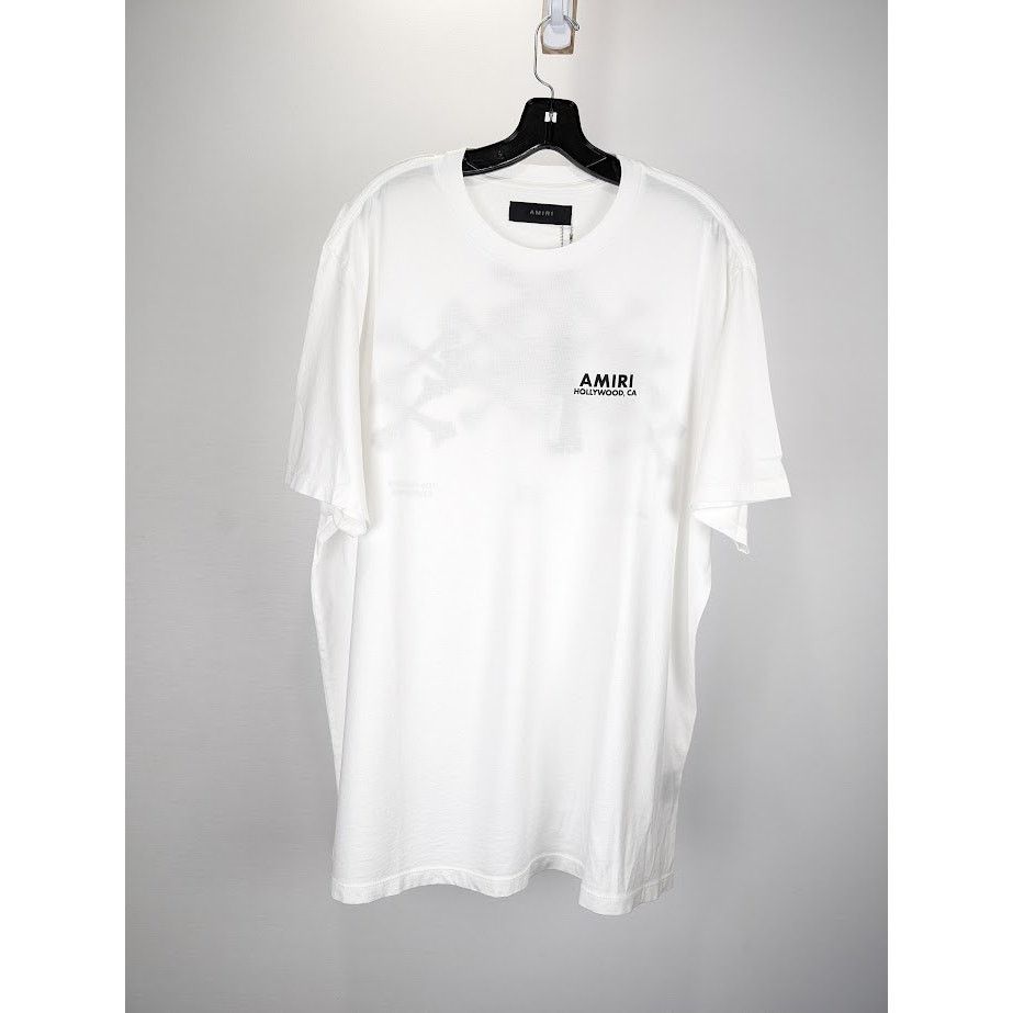 Amiri o1rshd1 Retail Exclusive Bones Tee Shirt in White Size US XXL / EU 58 / 5 - 2 Thumbnail