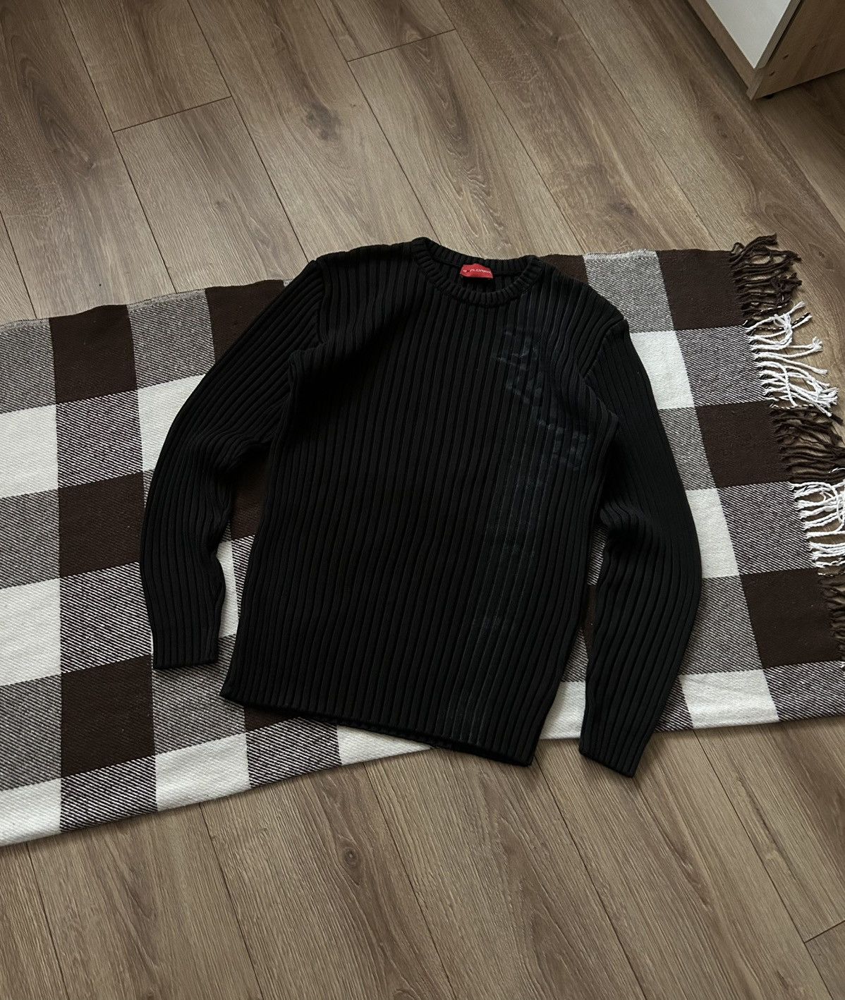 Japanese Brand × Vintage Vintage Blue Avant-Garden black knit-sweatshirt mens Size US L / EU 52-54 / 3 - 1 Thumbnail
