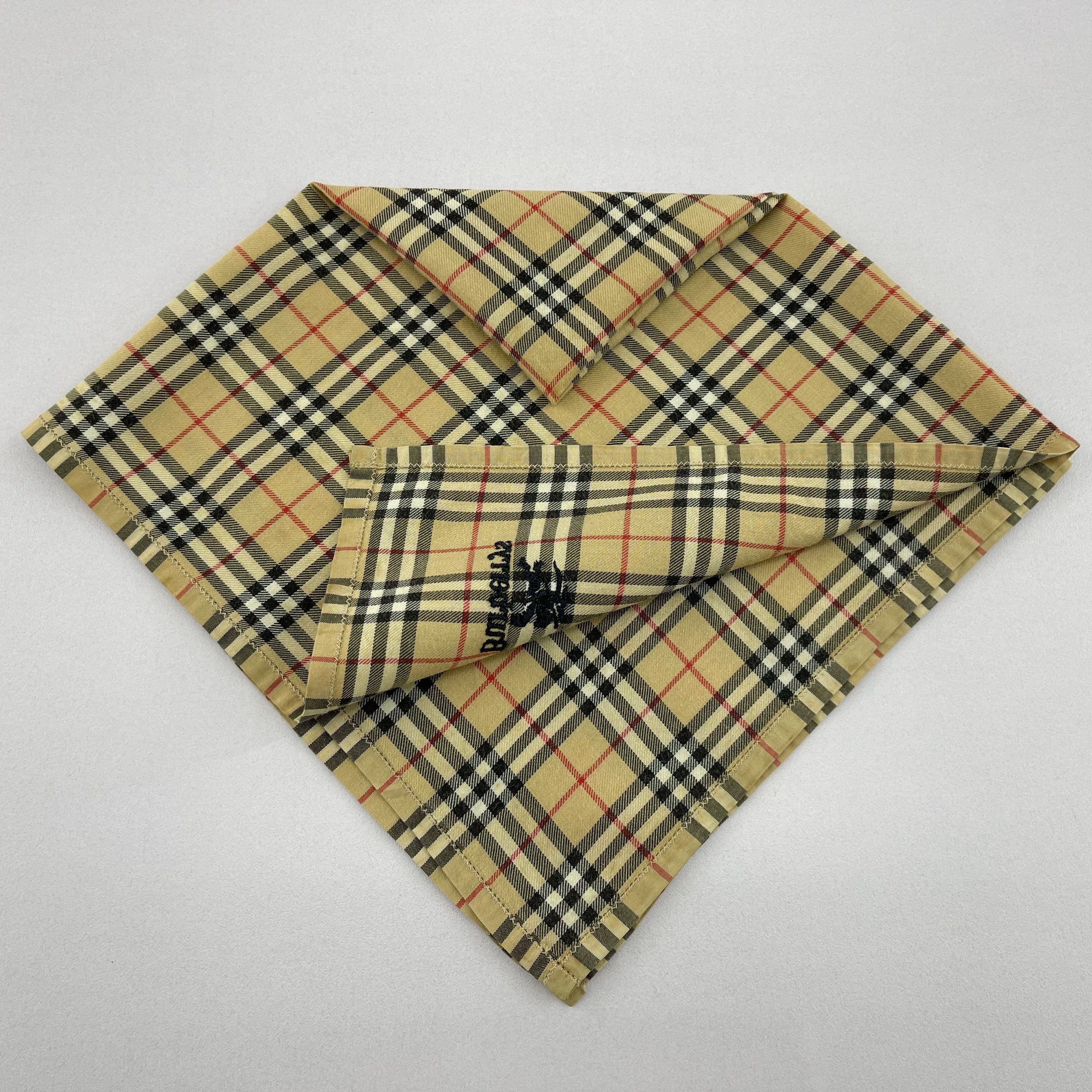 Burberry Burberry Nova Check Handkerchief/Neckerchief/Bandana-KD3273 Size ONE SIZE - 4 Thumbnail