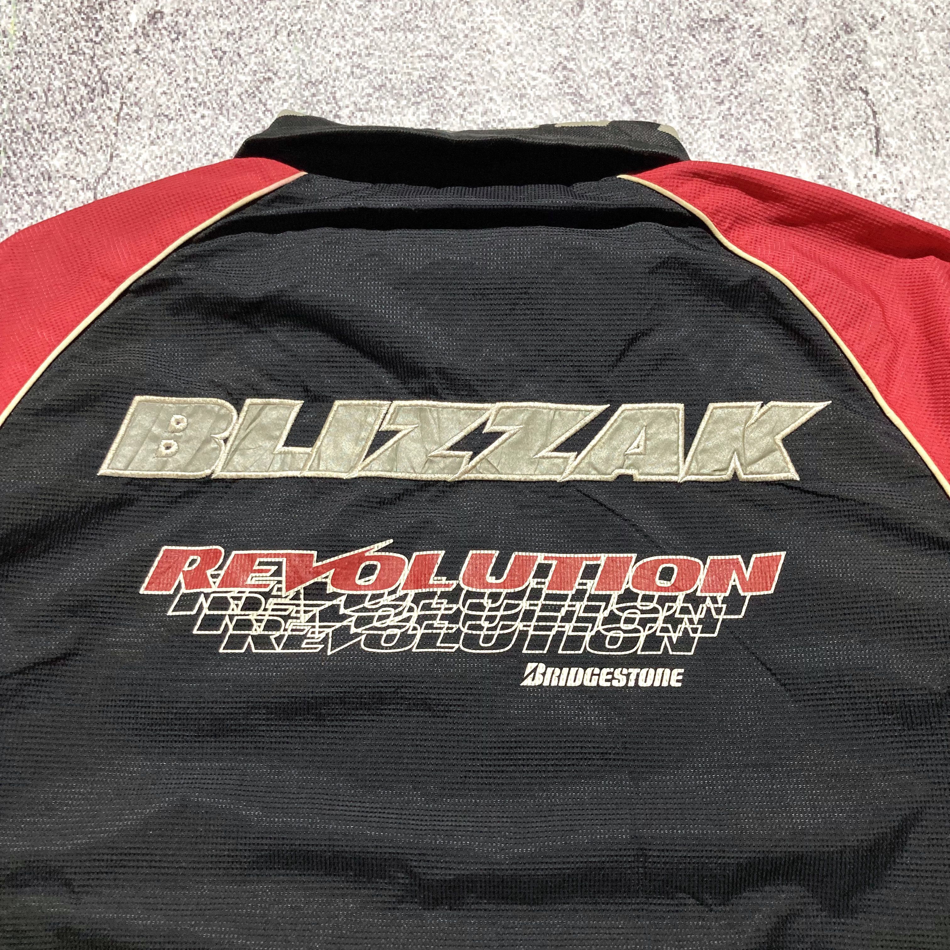 Japanese Brand 1990s Vintage Blizzak Revolution Bridgestone Racing Jacket Size US L / EU 52-54 / 3 - 3 Thumbnail