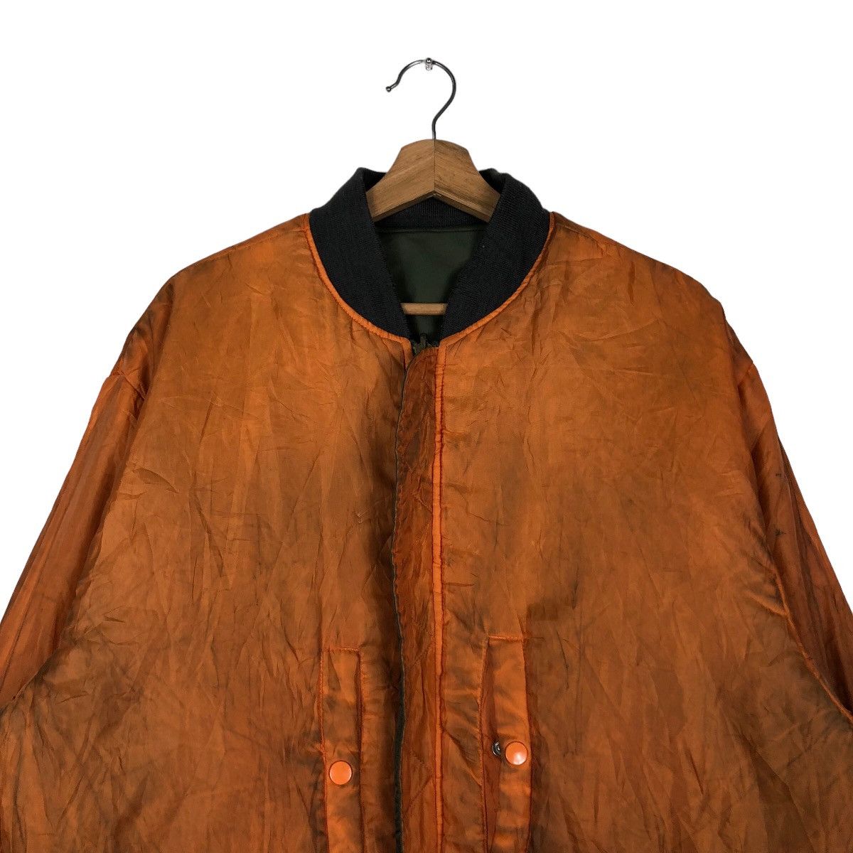 Japanese Brand 🔥Riot Riot Vintage Bomber Jacket Reversible Military Size US L / EU 52-54 / 3 - 12 Thumbnail