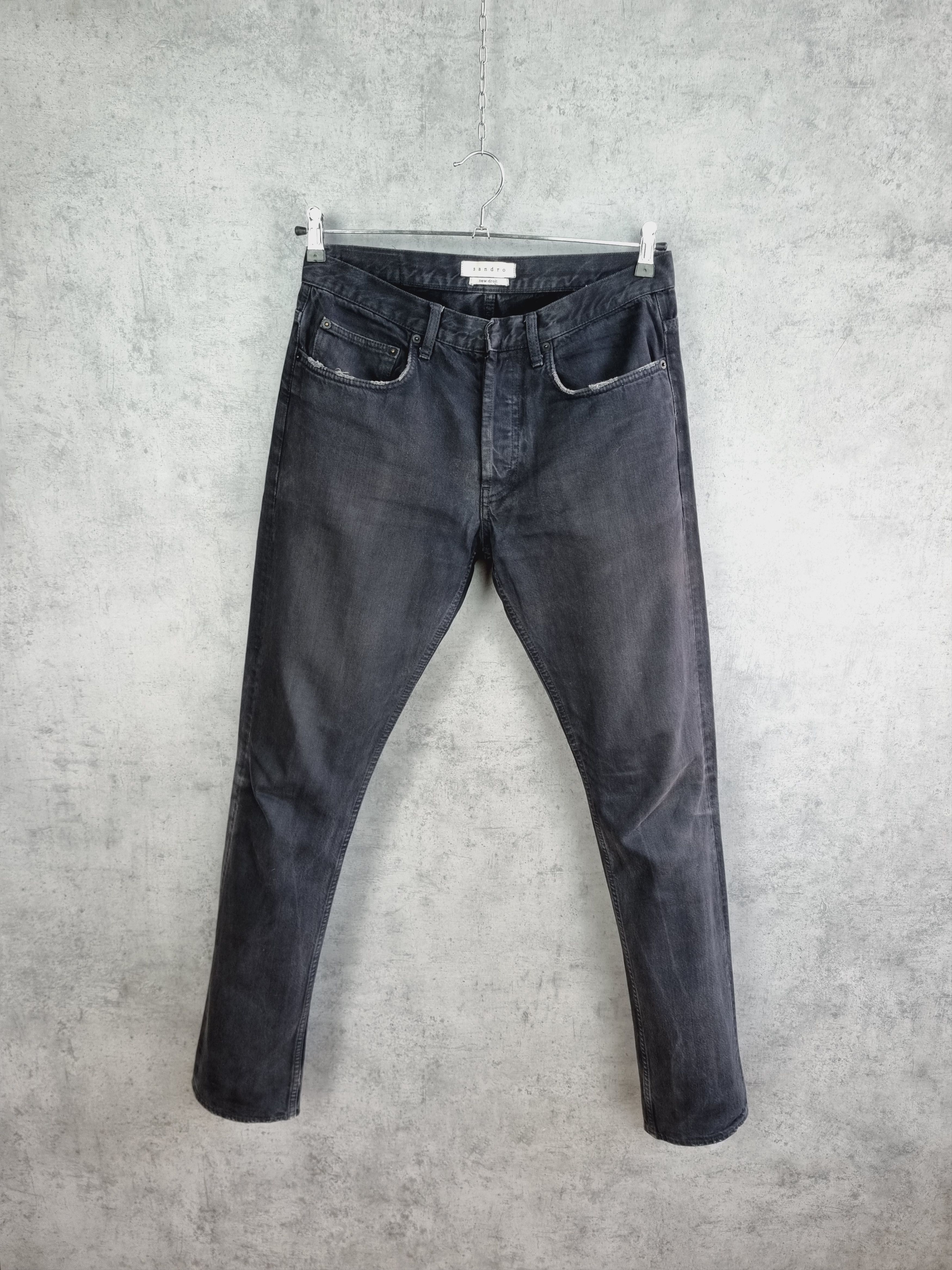 Sandro SANDRO Paris New Droit Model Faded Denim Jeans Size US 32 / EU 48 - 2 Thumbnail
