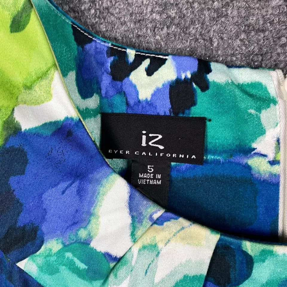 Other IZ Byer Dress Women's Size 5 Multicolor Shift Half Sleeve Size M / US 6-8 / IT 42-44 - 2 Thumbnail