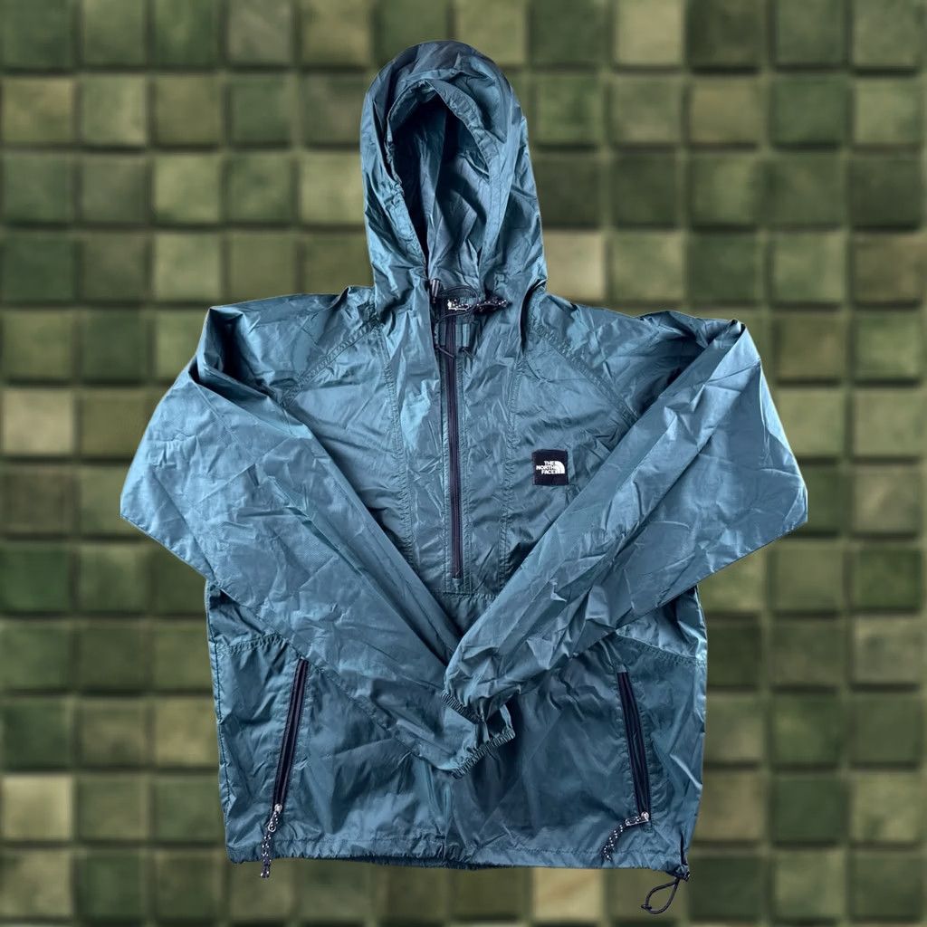 The North Face VINTAGE The North Face Nylon Anorak Pullover Hooded Jacket Green Half Zip Mens S Size US S / EU 44-46 / 1 - 1 Thumbnail