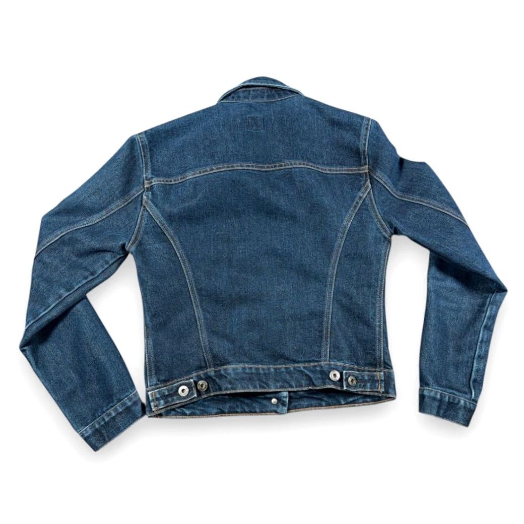 Gap VINTAGE Gap Jacket Womens M Blue Denim Jacket Size 32" / US 10 / IT 46 - 3 Thumbnail