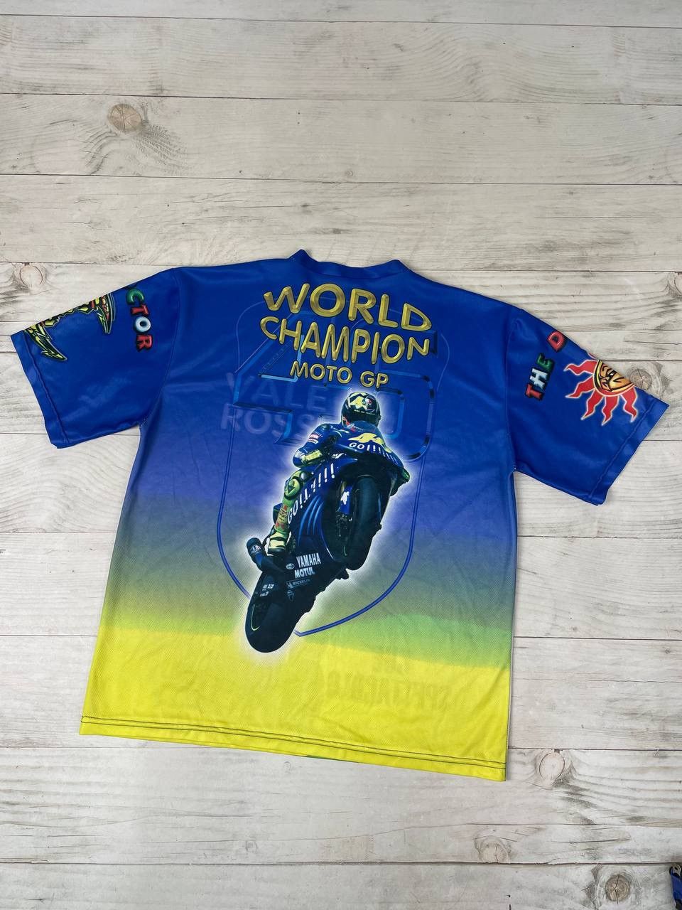 Other Vintage Valentino Rossi The Doctor T Shirt Jersey 90s MOTO Size US XL / EU 56 / 4 - 9 Thumbnail
