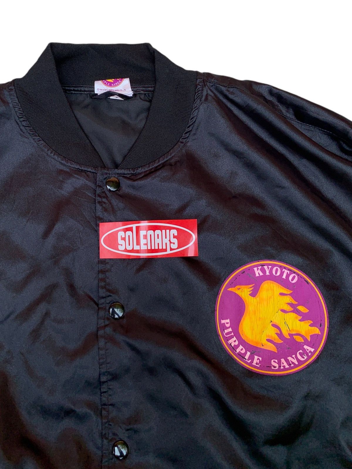 Japanese Brand × Vintage Vintage kyoto purple sanga J-League 90s jacket Size US M / EU 48-50 / 2 - 3 Thumbnail