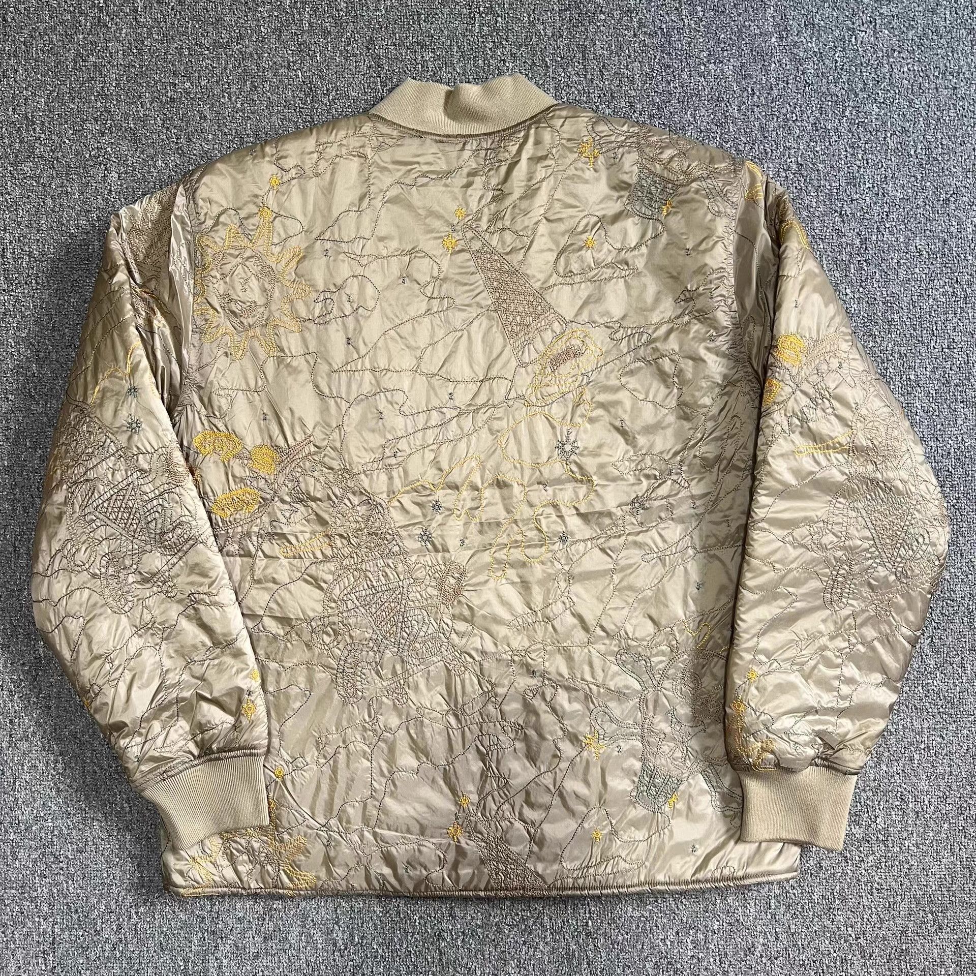 Billionaire Boys Club BBC ICECREAM Single-Line Embroidered Padded Jacket Q7 Size US M / EU 48-50 / 2 - 2 Thumbnail