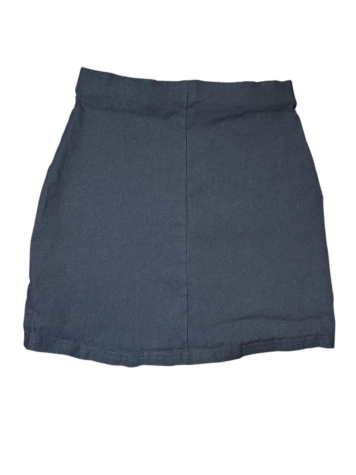 Other Classic Black Mini Skirt with Back Slit Size 26" / US 2 / IT 38 - 3 Thumbnail