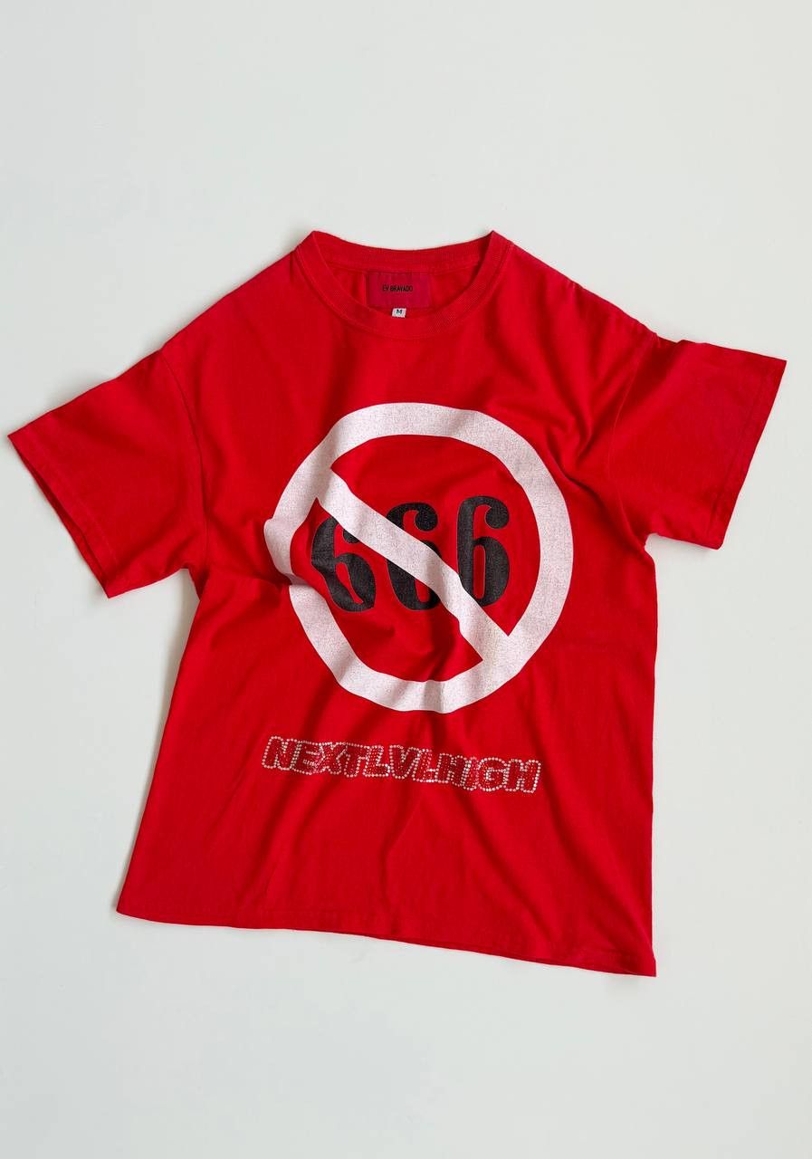 Ev Bravado EV Bravado 666 “Nextvlhigh” Tee – Red / Size M Size US M / EU 48-50 / 2 - 1 Thumbnail