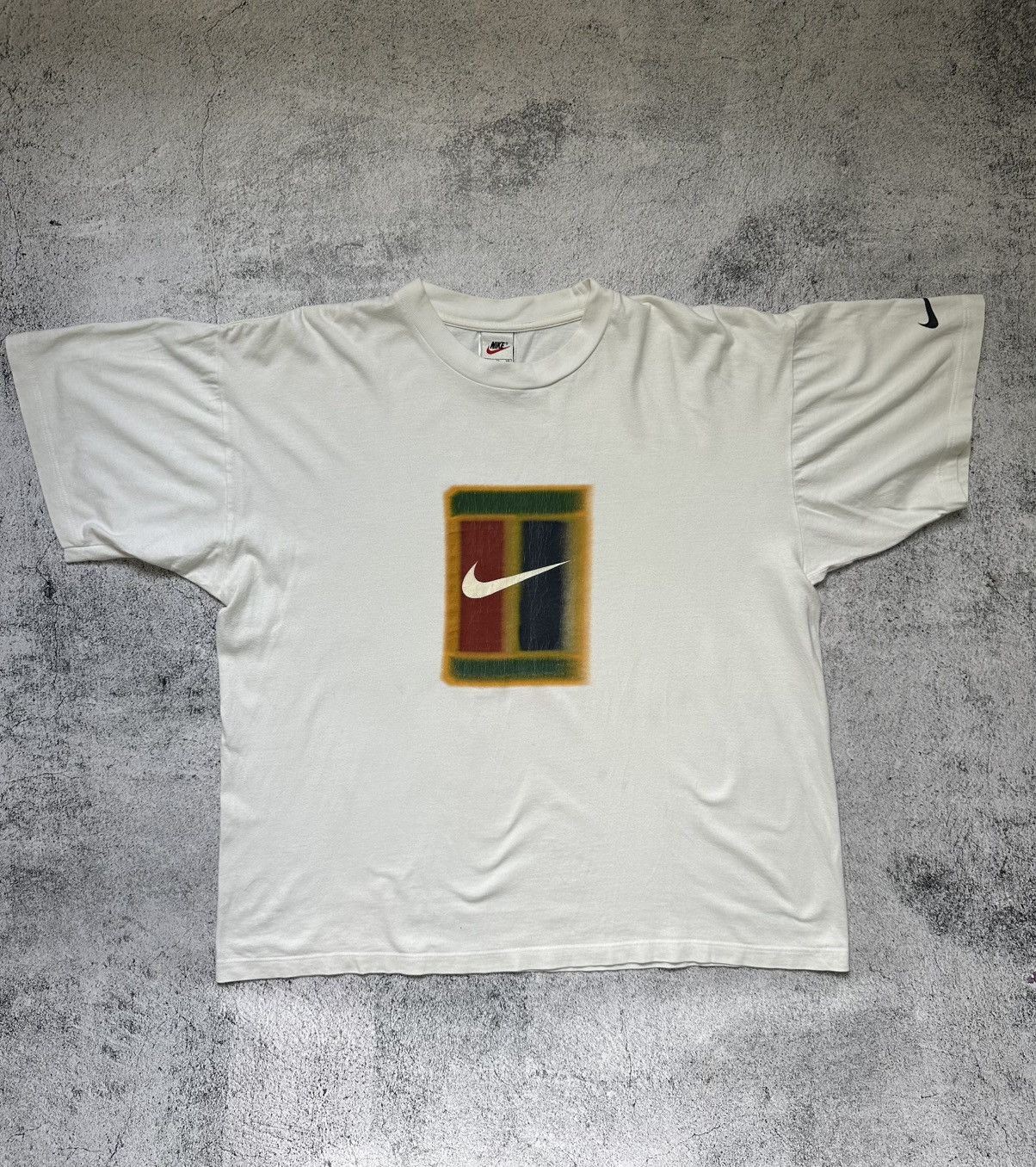 Nike Vintage Nike T-shirt Court Big Logo Size US XL / EU 56 / 4 - 1 Thumbnail