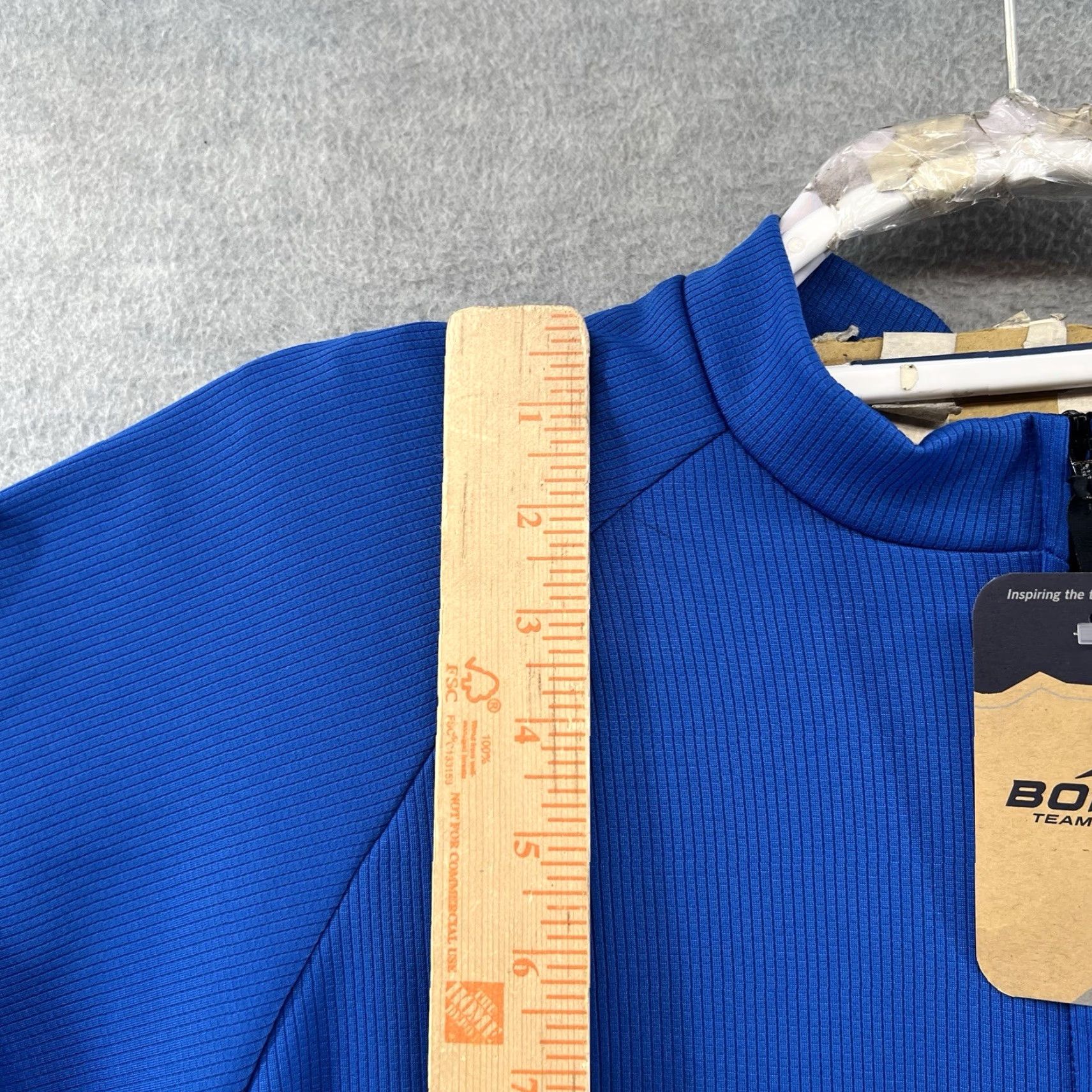 Vintage Bora Jacket L Men Blue Full Zip Cycling Polyester Solid Pledge Titanium? Size US L / EU 52-54 / 3 - 4 Thumbnail