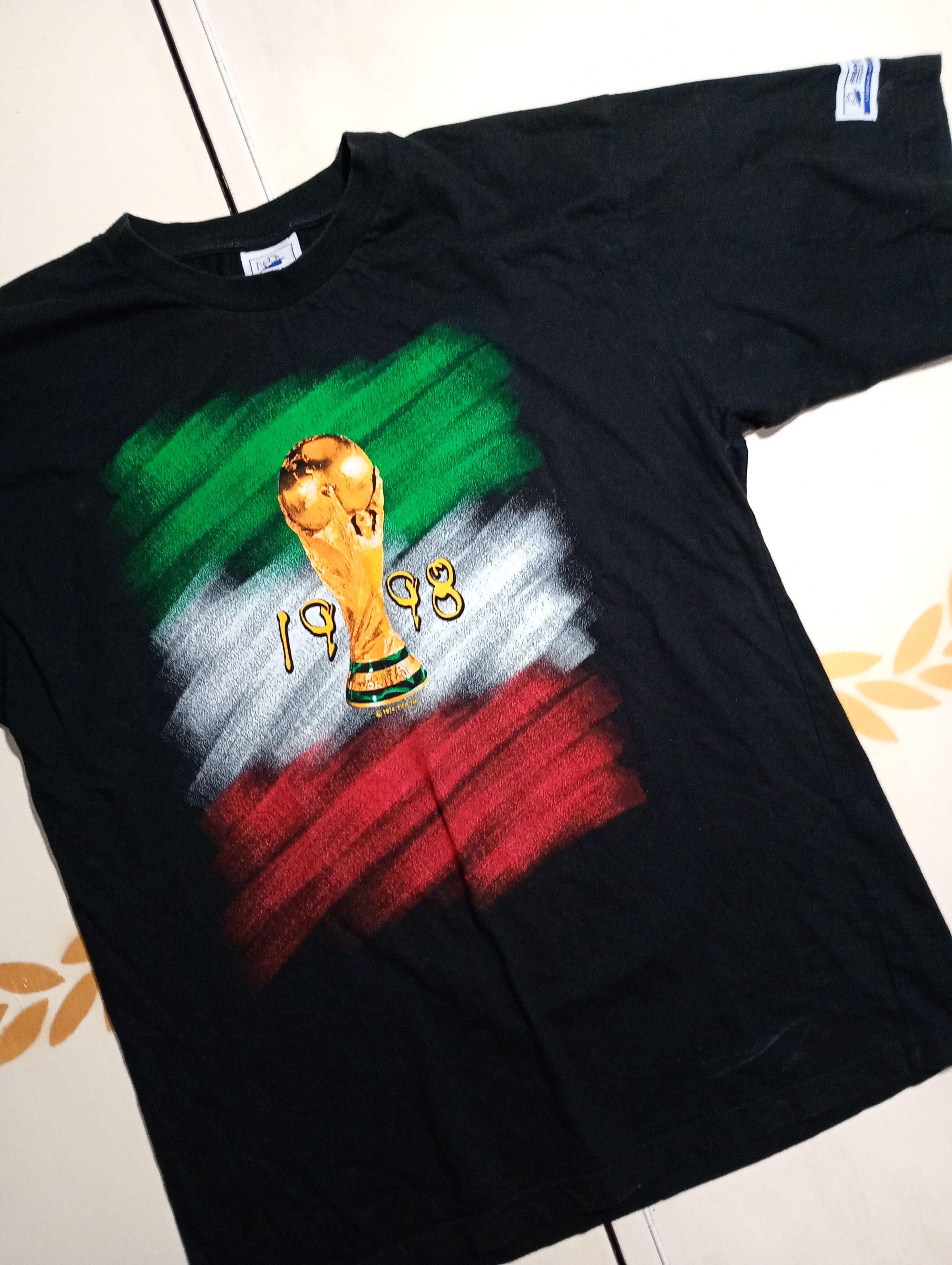 Adidas Adidas France 98 CUP T -Shirt Vintage Size US XL / EU 56 / 4 - 5 Thumbnail
