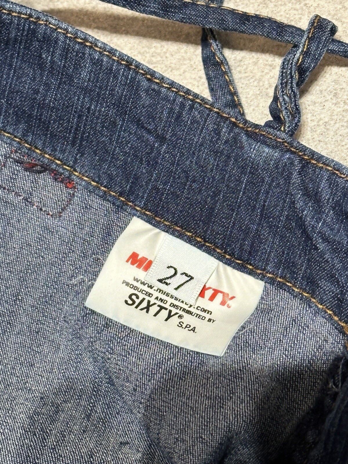 Miss Sixty Miss Sixty Denim Jeans Skinny Boho y2k vintage 2000`s Size 27" / US 4 / IT 40 - 14 Thumbnail