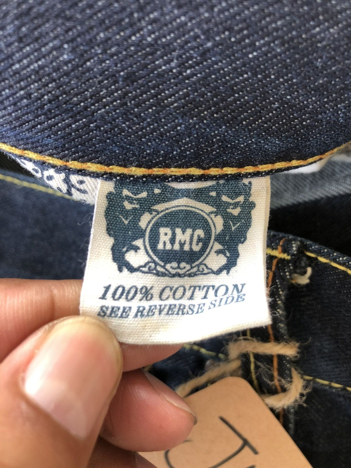 RMC Jeans Red Monkey Company Embroidered Jeans Selvedge Denim Size US 36 / EU 52 - 21 Thumbnail