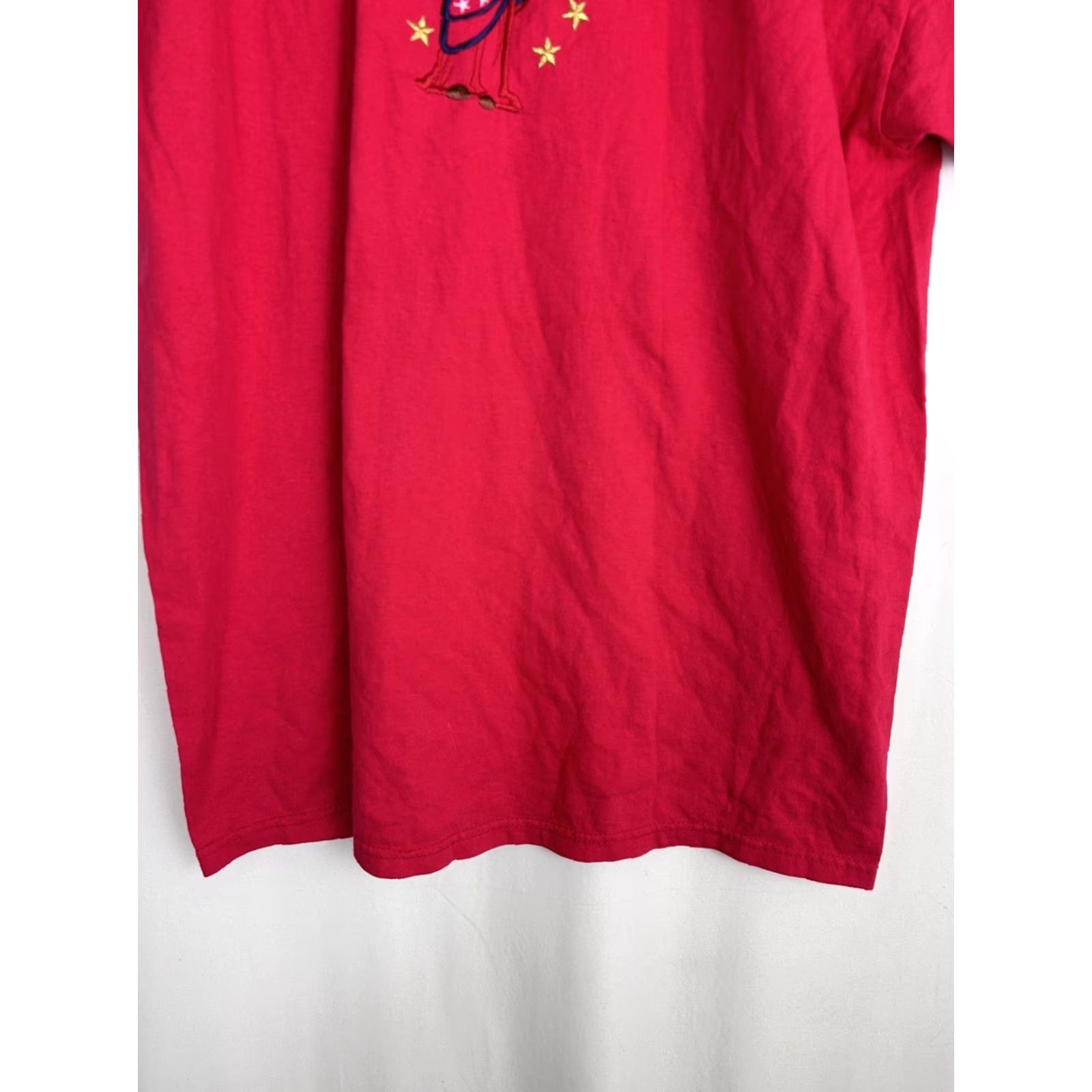 Vintage VINTAGE M&C Energy Sportswear Red USA Status Of Liberty Bear T-Shirt XL Adults Mens Size US XL / EU 56 / 4 - 7 Thumbnail