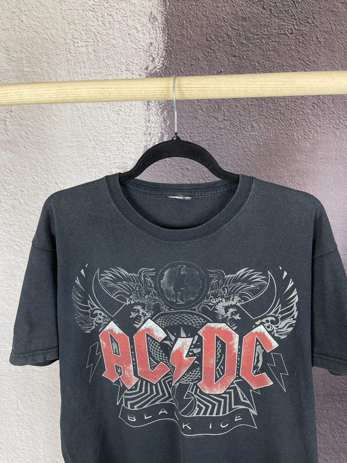 AC/DC AC/DC Black Ice 2008 vintage band tee shirt Size US L / EU 52-54 / 3 - 2 Thumbnail