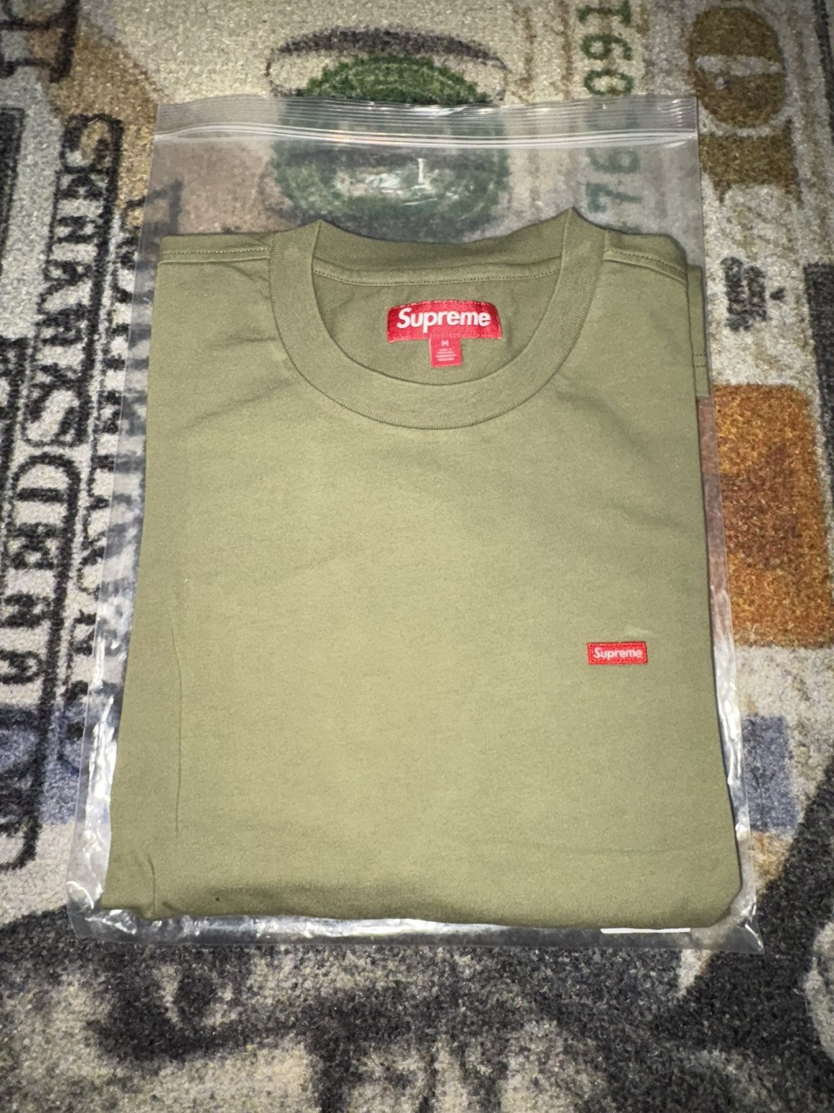Supreme Supreme Small Box L/S Tee Olive Size US M / EU 48-50 / 2 - 1 Thumbnail